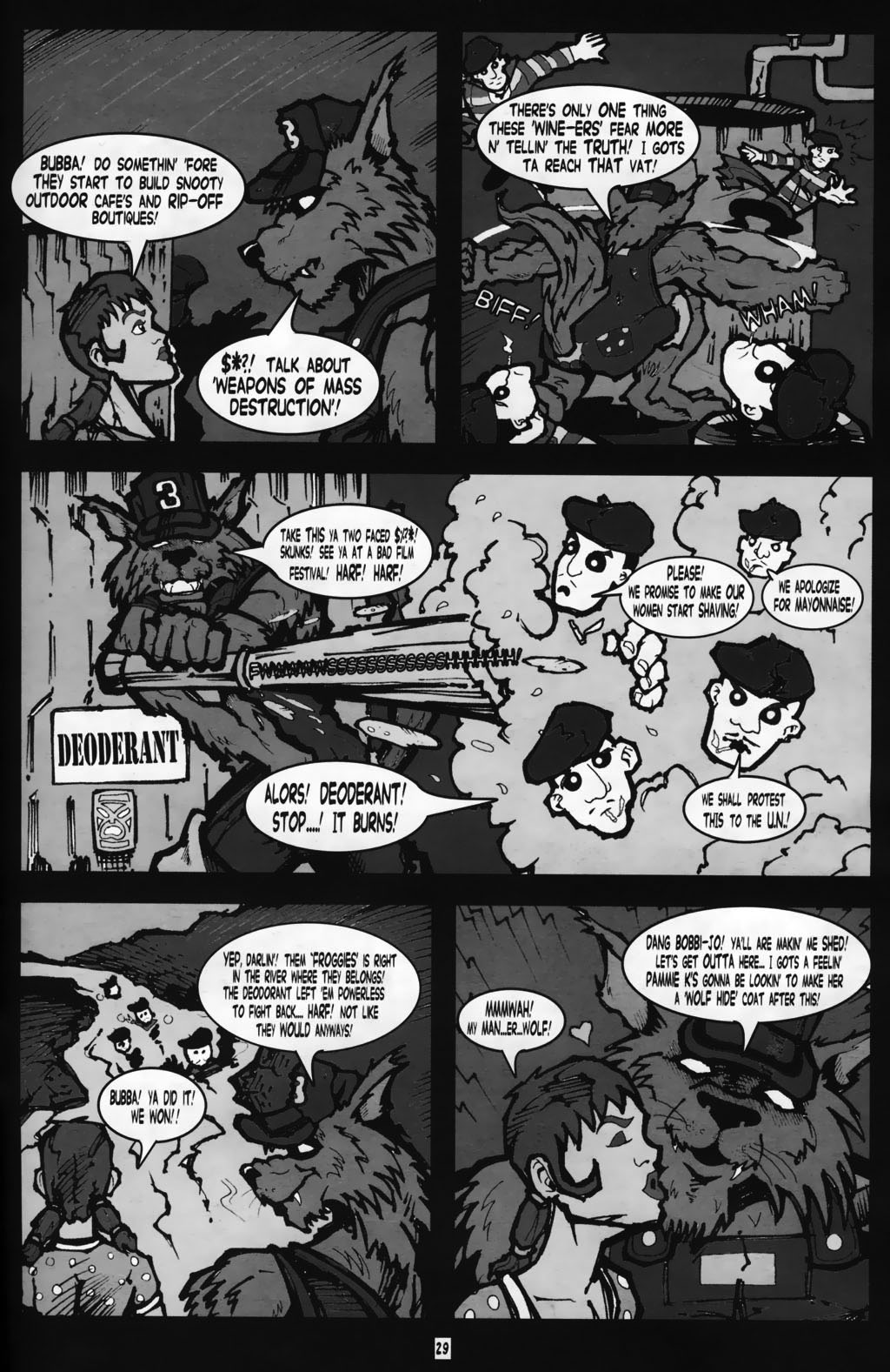 Read online Bubba the Redneck Werewolf comic -  Issue #3 - 31