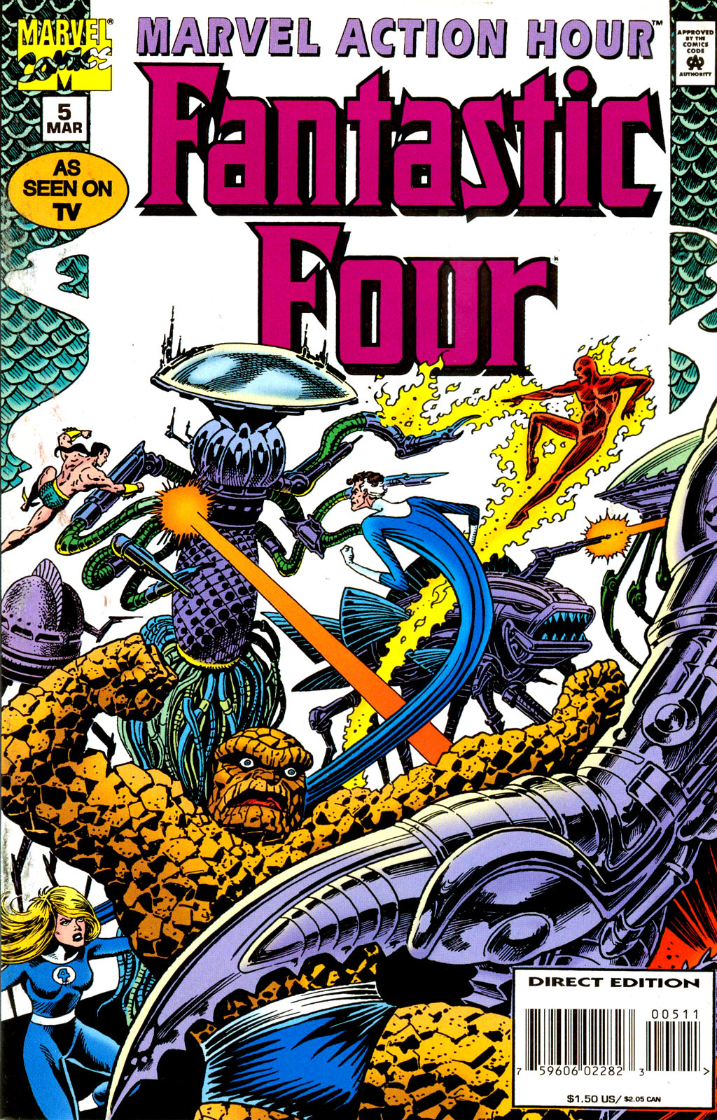 Read online Marvel Action Hour, featuring the Fantastic Four comic -  Issue #5 - 1