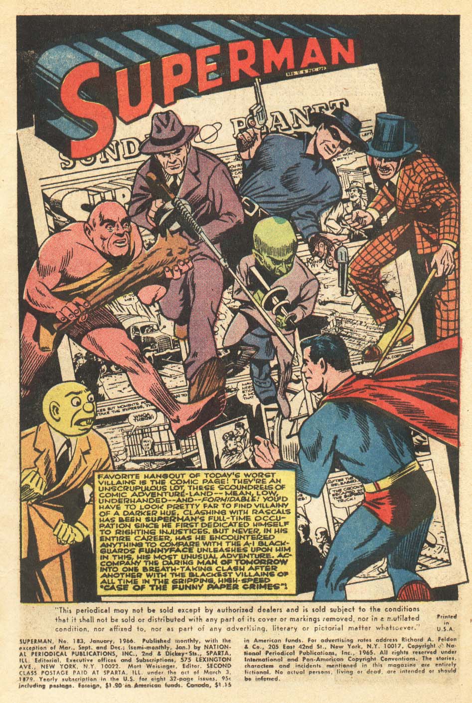 Read online Superman (1939) comic -  Issue #183 - 2
