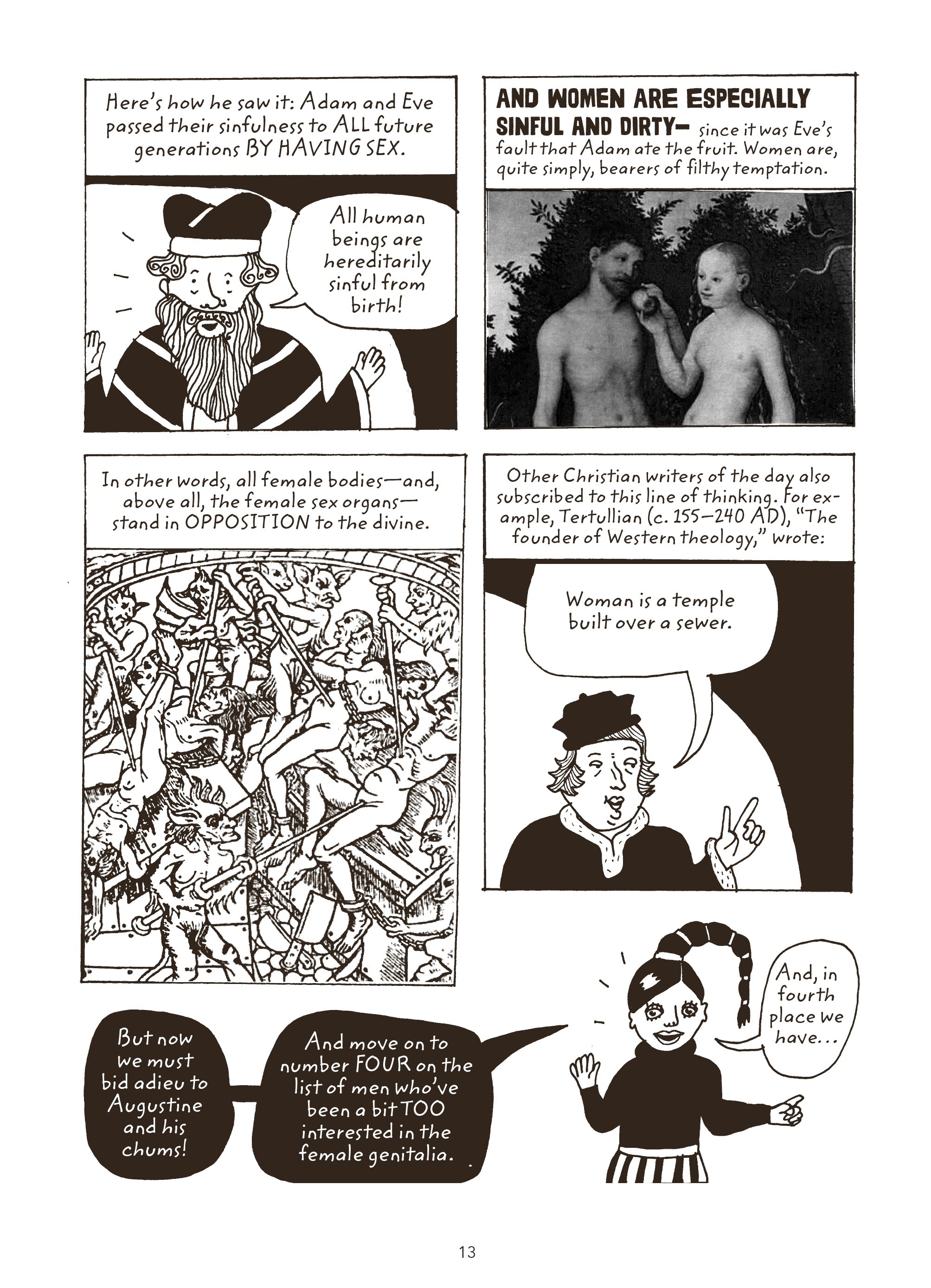 Read online Fruit of Knowledge: The Vulva Vs. The Patriarchy comic -  Issue # TPB - 13