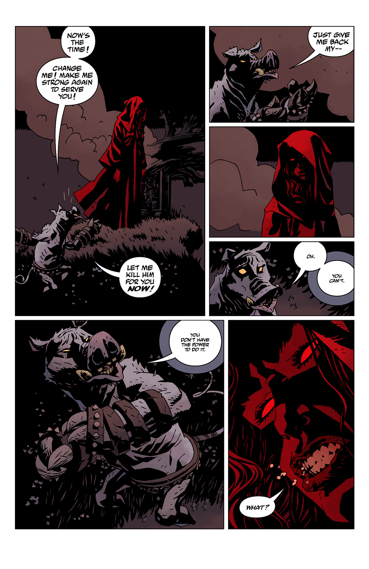 Read online Hellboy: The Wild Hunt comic -  Issue #8 - 17
