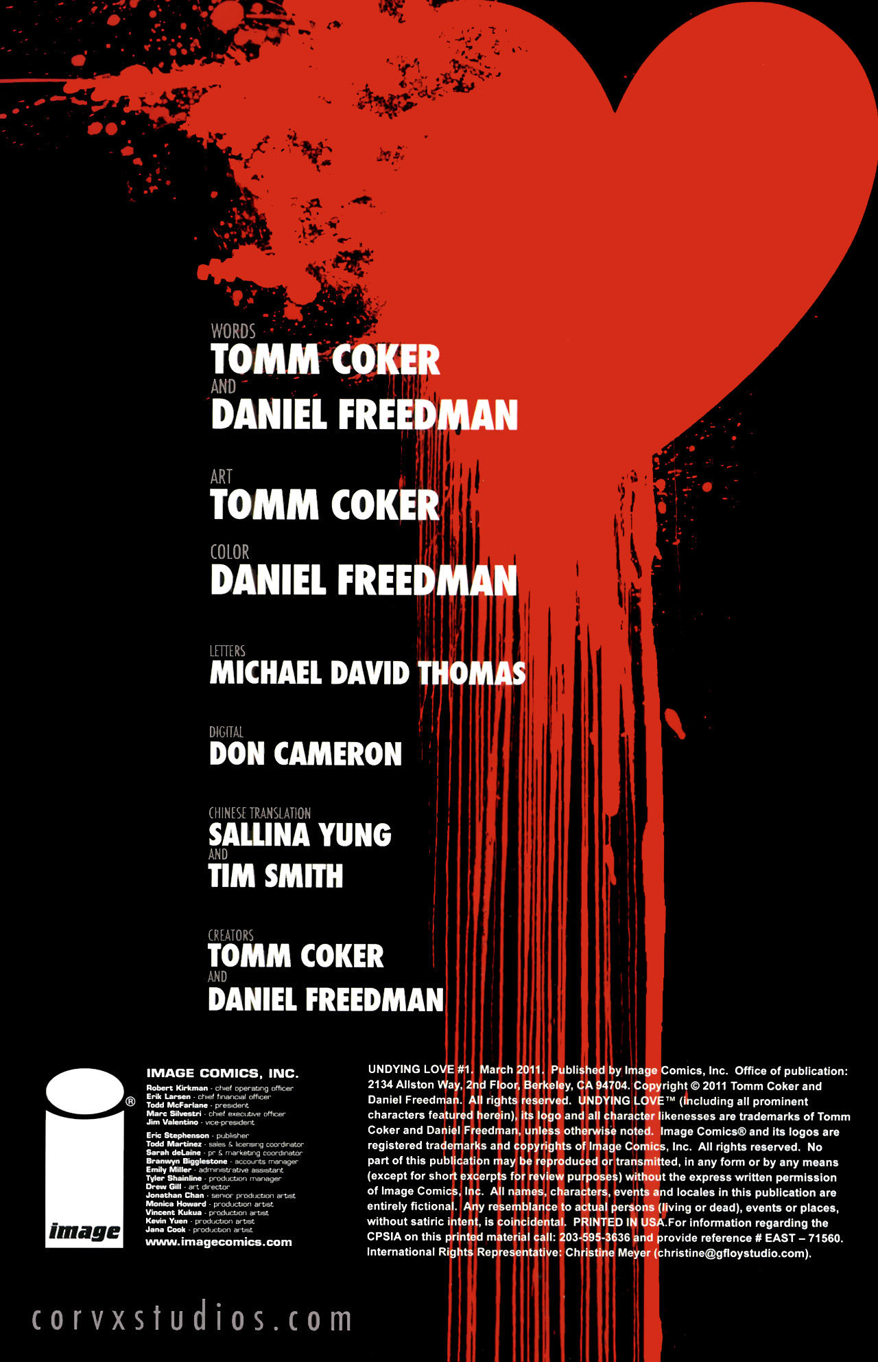 Read online Undying Love comic -  Issue #1 - 2