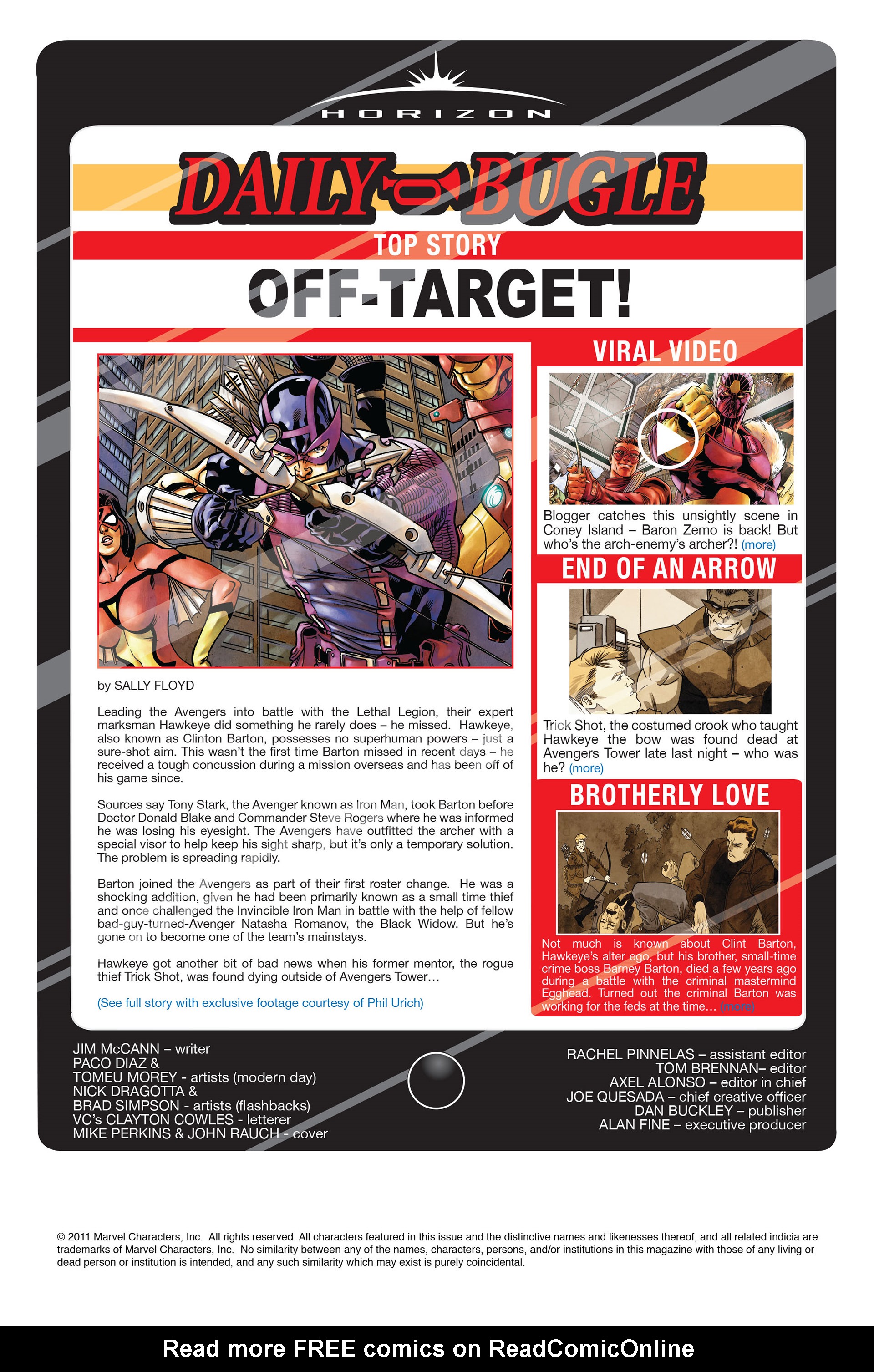 Read online Hawkeye: Blindspot comic -  Issue #2 - 2