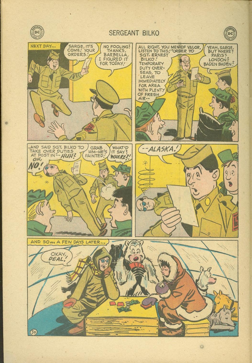 Read online Sergeant Bilko comic -  Issue #6 - 32
