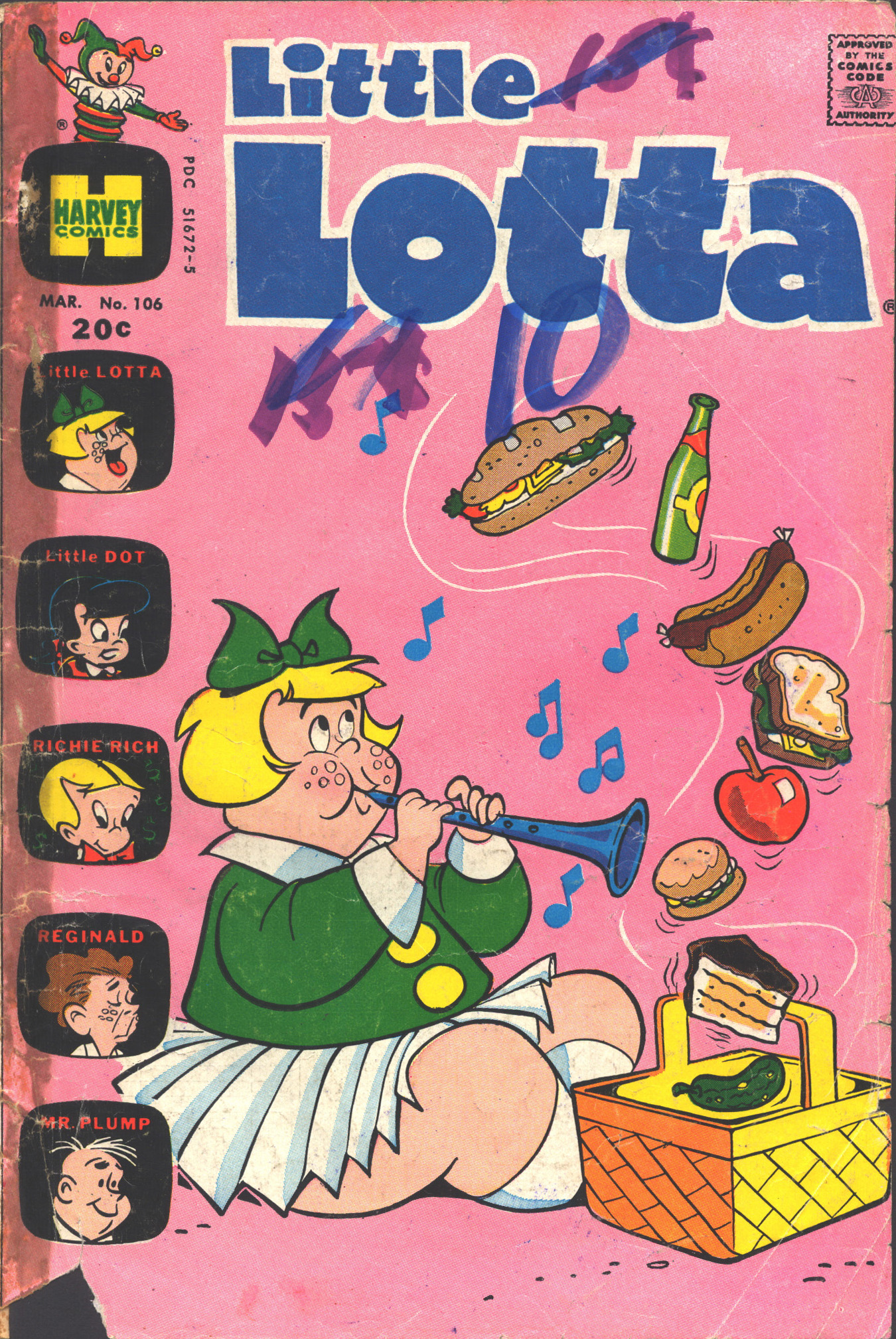 Read online Little Lotta comic -  Issue #106 - 1