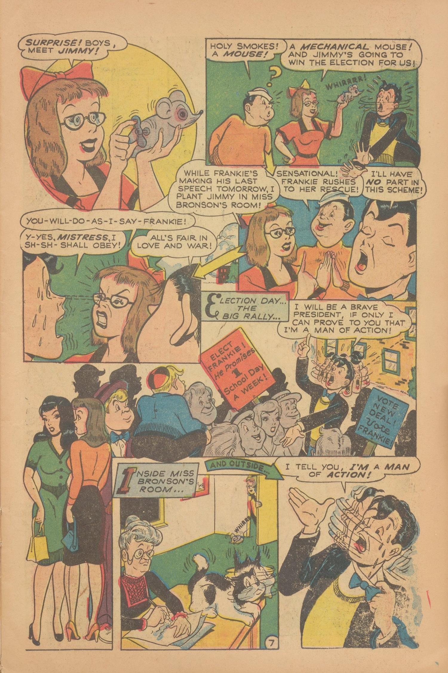 Read online Frankie Comics comic -  Issue #8 - 9