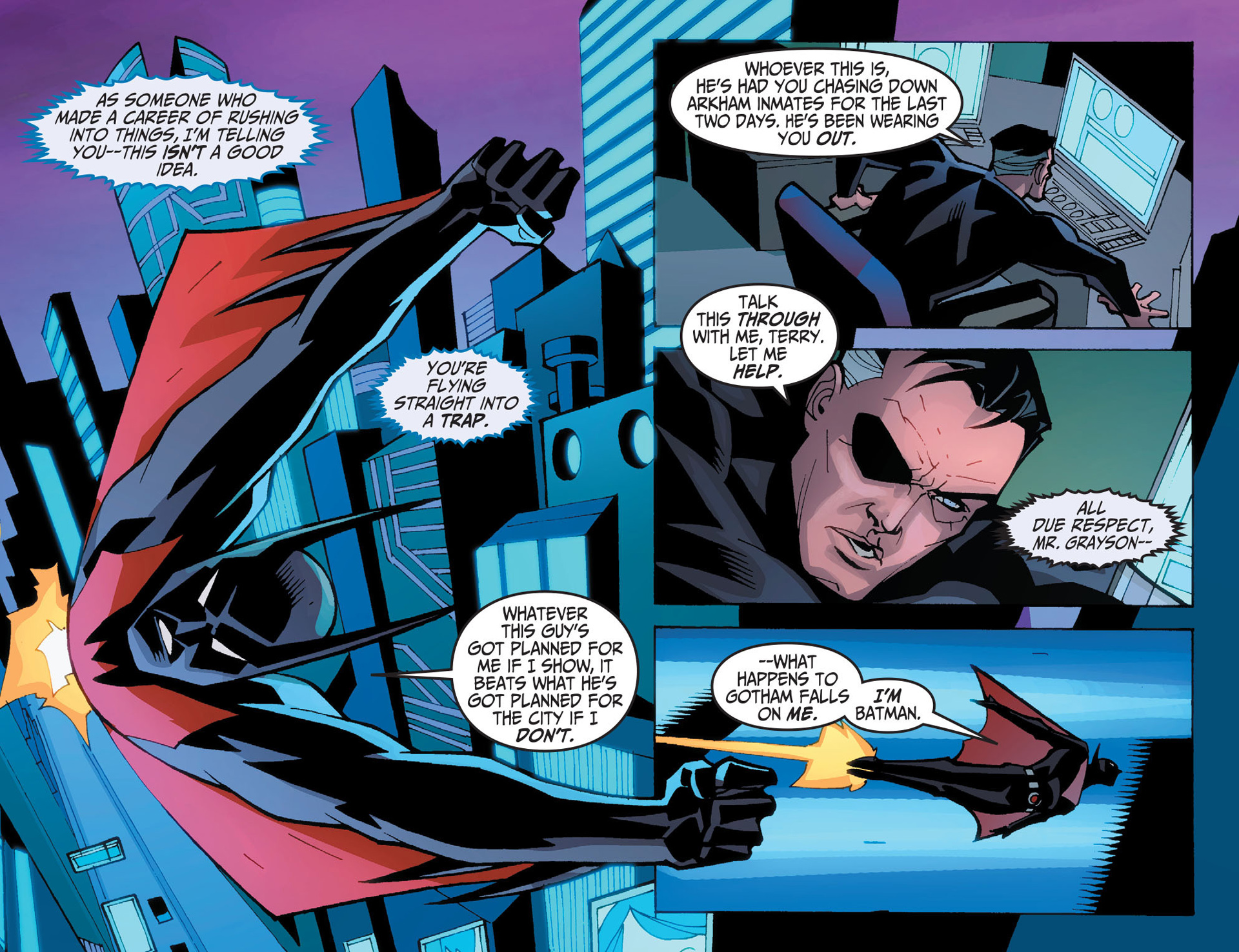 Read online Batman Beyond 2.0 comic -  Issue #4 - 3