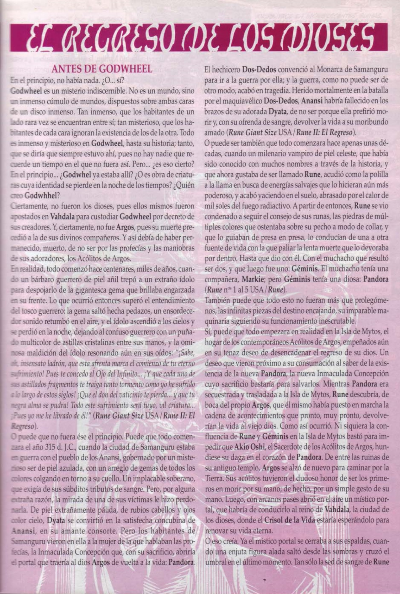Read online Godwheel comic -  Issue # (1995) _TPB - 4