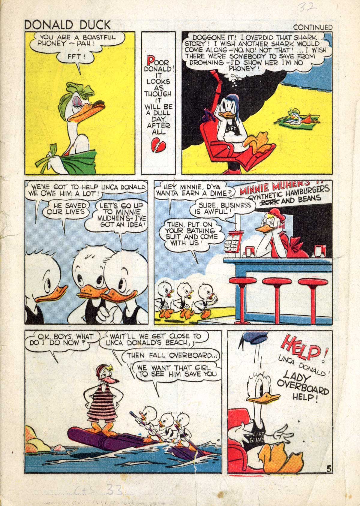 Read online Walt Disney's Comics and Stories comic -  Issue #33 - 7