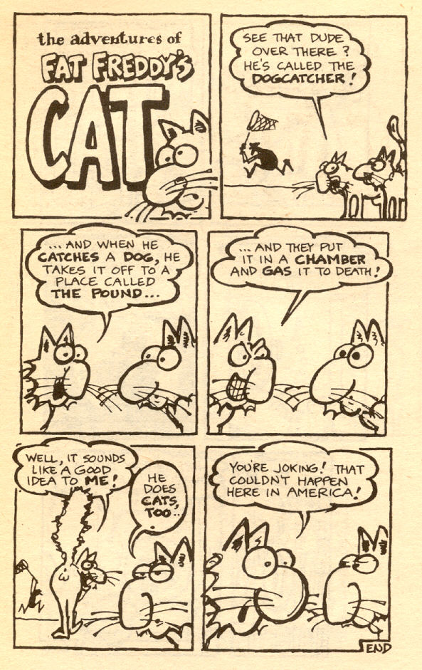 Read online Adventures of Fat Freddy's Cat comic -  Issue #1 - 47
