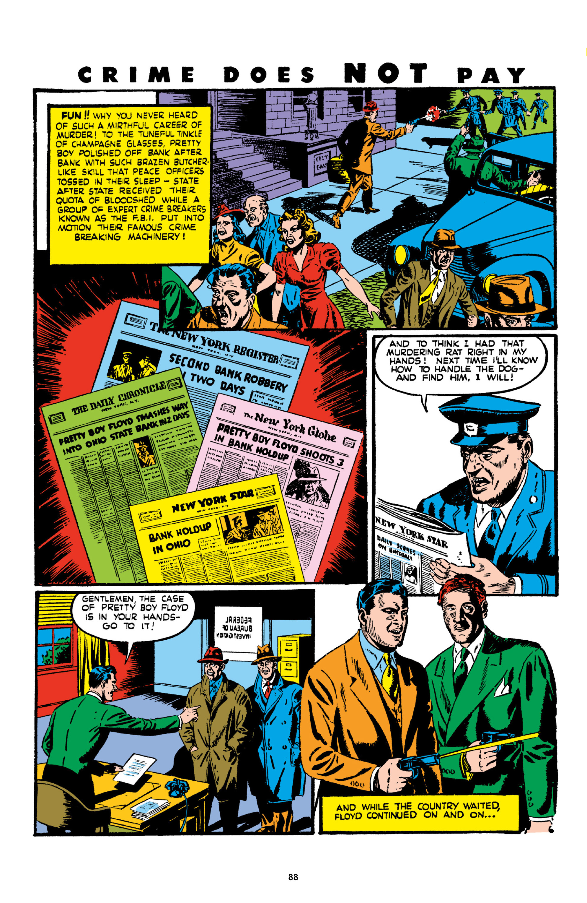 Read online Crime Does Not Pay Archives comic -  Issue # TPB 2 (Part 1) - 88