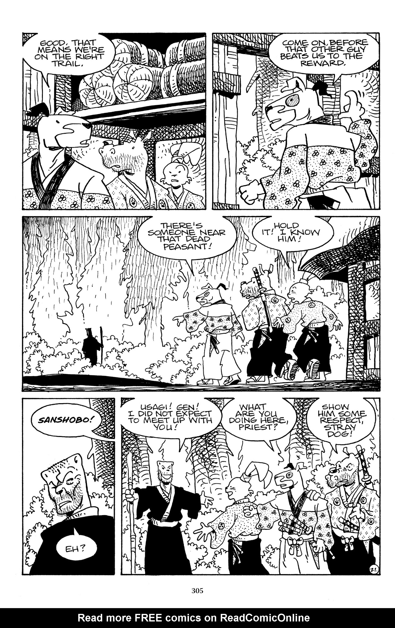 Read online The Usagi Yojimbo Saga comic -  Issue # TPB 6 - 303