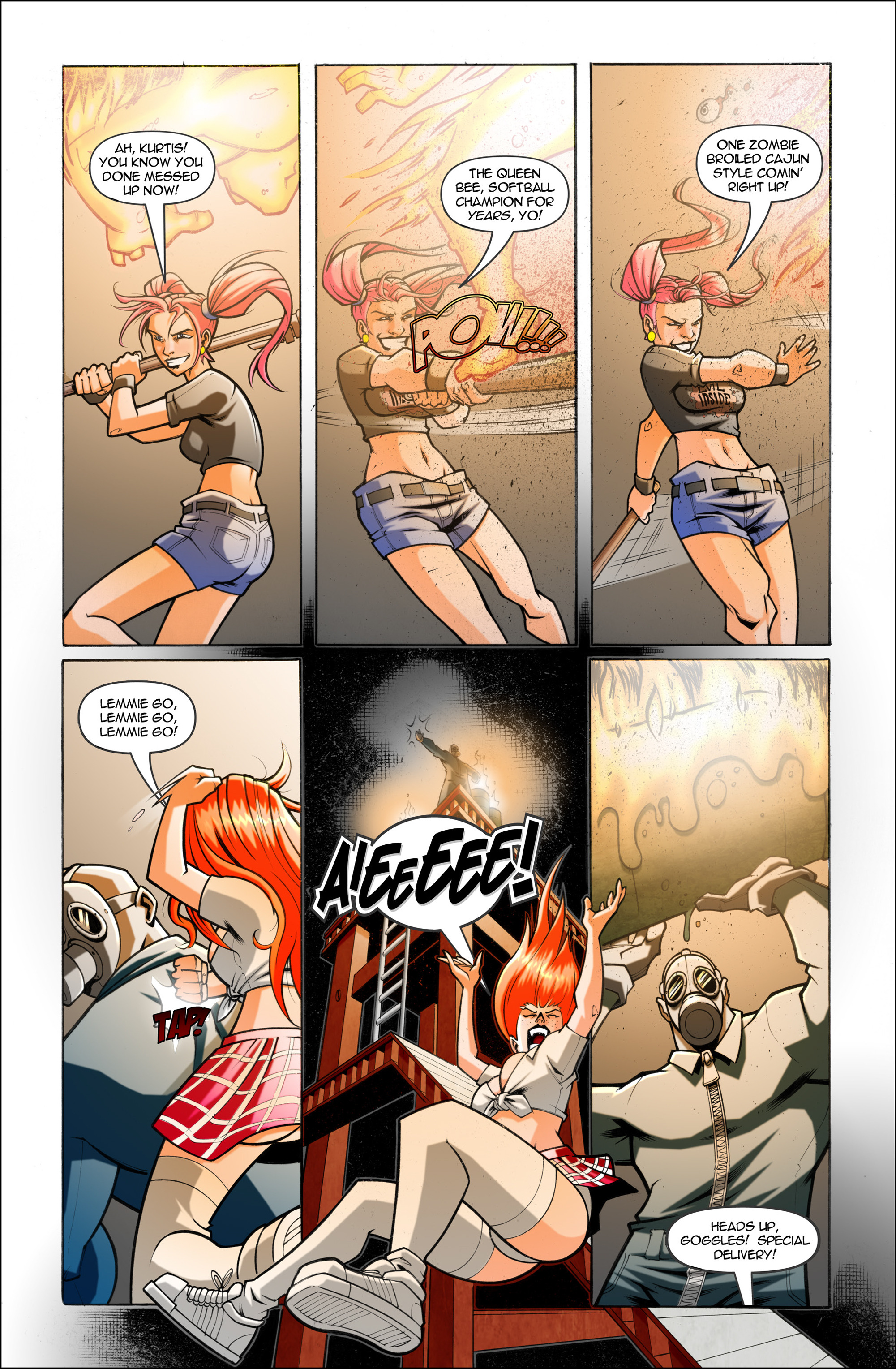 Read online Chaos Campus: Sorority Girls Vs. Zombies comic -  Issue #9 - 4