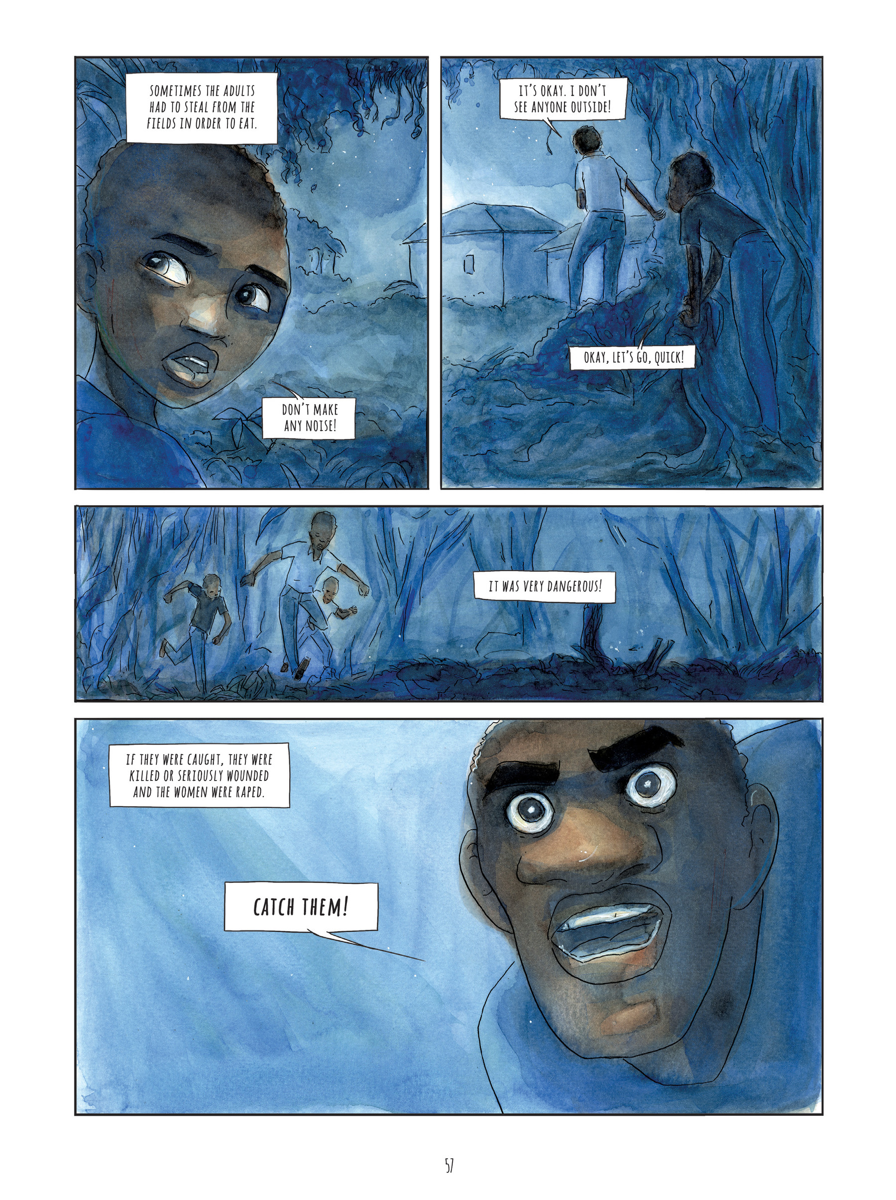 Read online Alice on the Run: One Child's Journey Through the Rwandan Civil War comic -  Issue # TPB - 56
