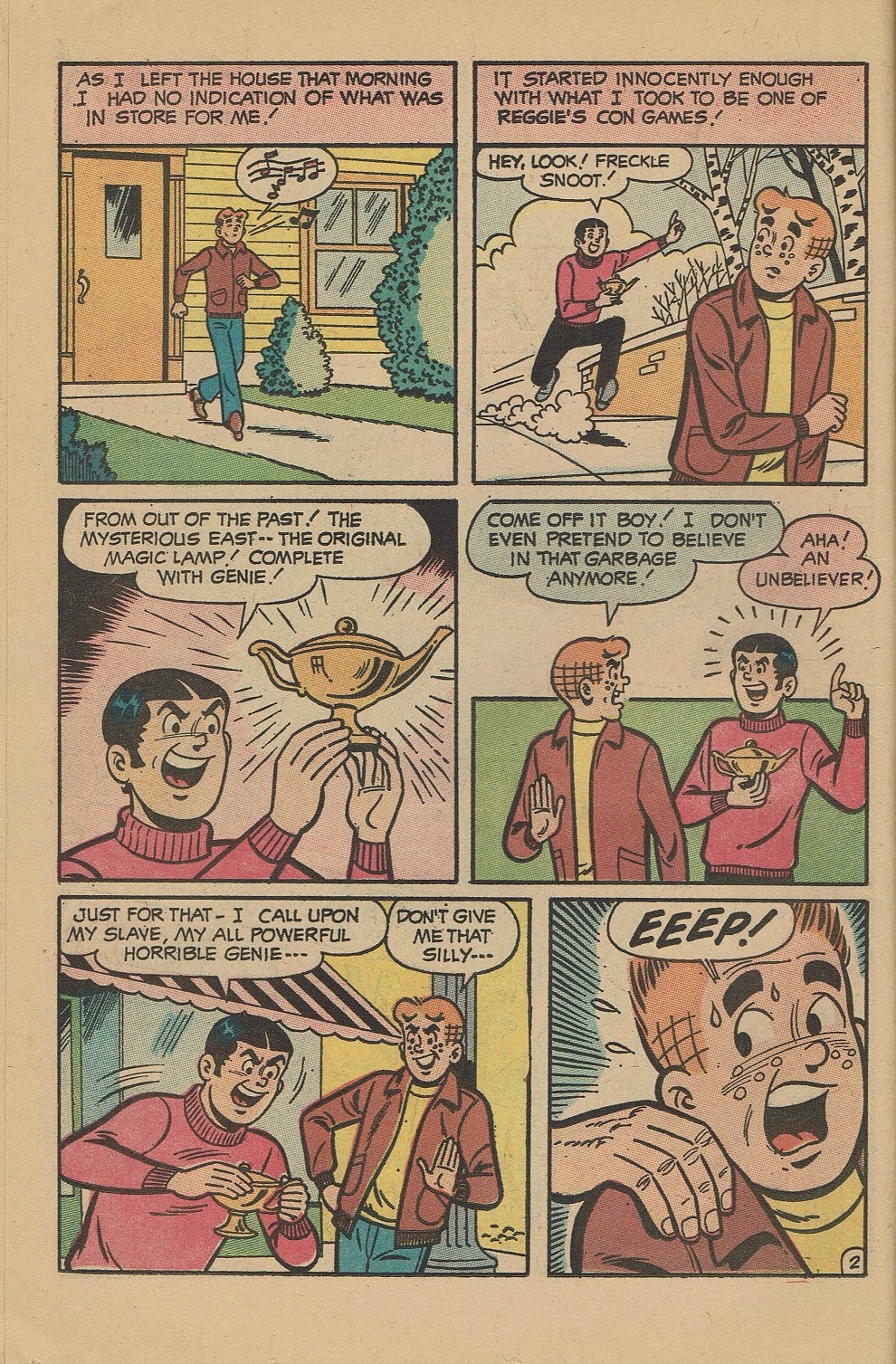 Read online Reggie and Me (1966) comic -  Issue #47 - 14
