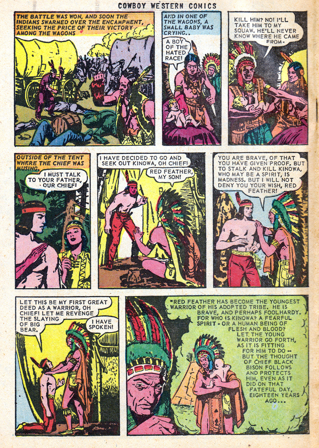 Read online Cowboy Western Comics (1948) comic -  Issue #39 - 34