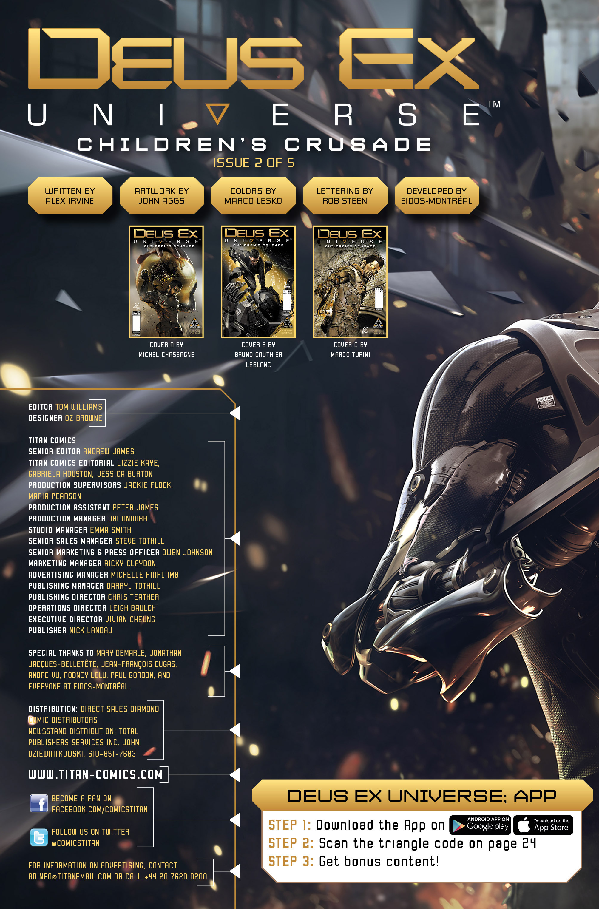 Read online Deus Ex: Children's Crusade comic -  Issue #2 - 2