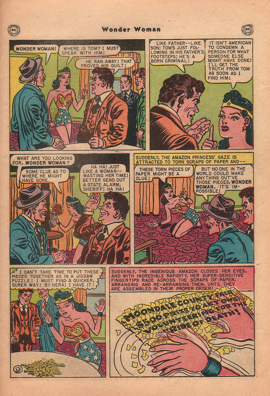 Read online Wonder Woman (1942) comic -  Issue #42 - 46