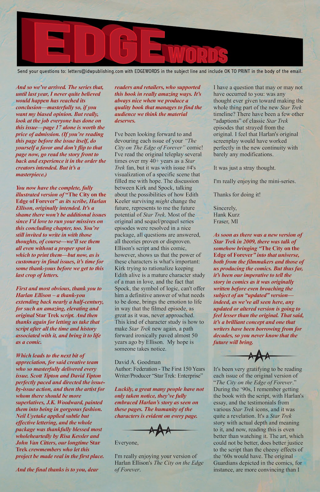 Star Trek: Harlan Ellison's Original The City on the Edge of Forever Teleplay issue 5 - Page 23