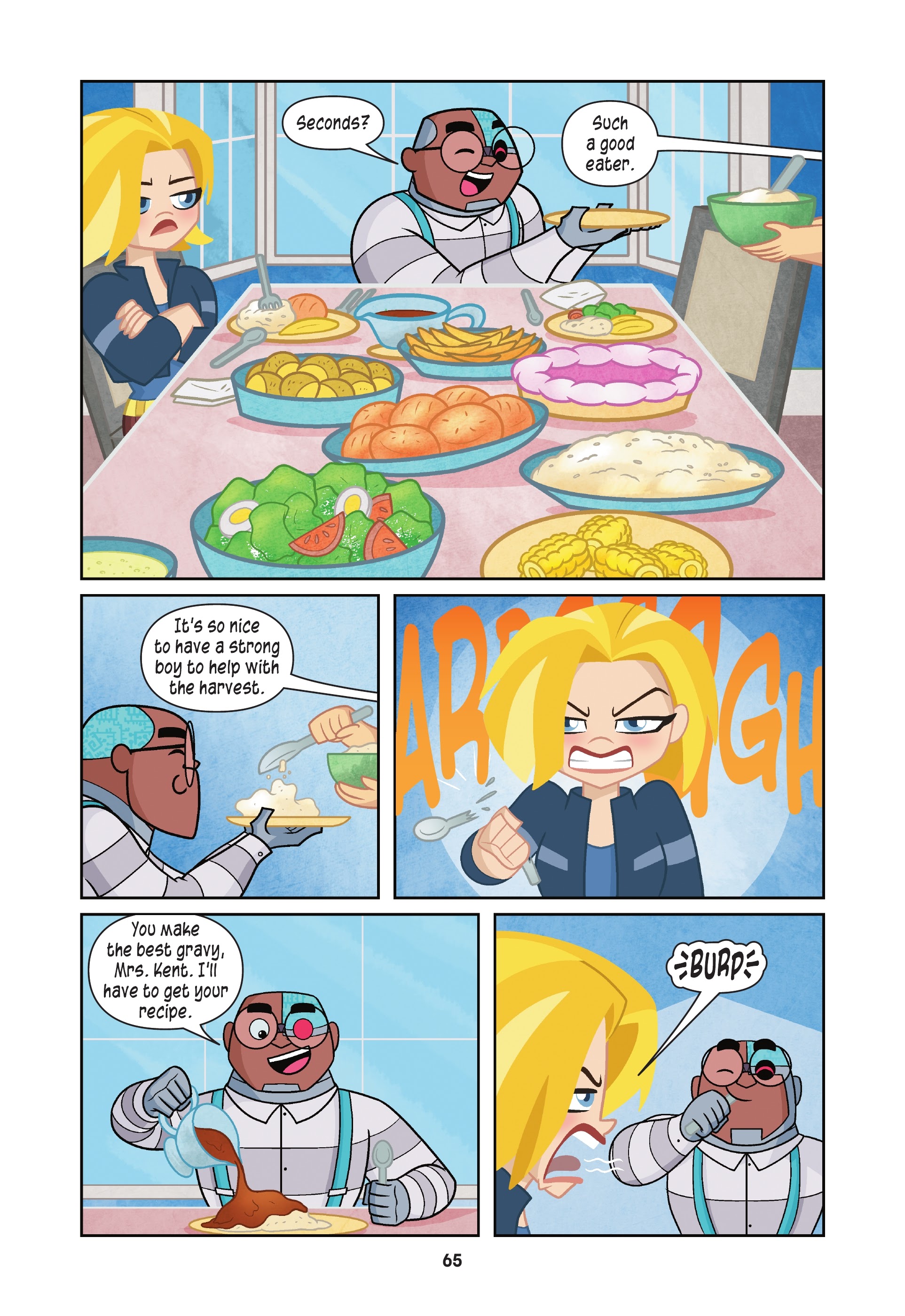 Read online Teen Titans Go!/DC Super Hero Girls: Exchange Students comic -  Issue # TPB (Part 1) - 64