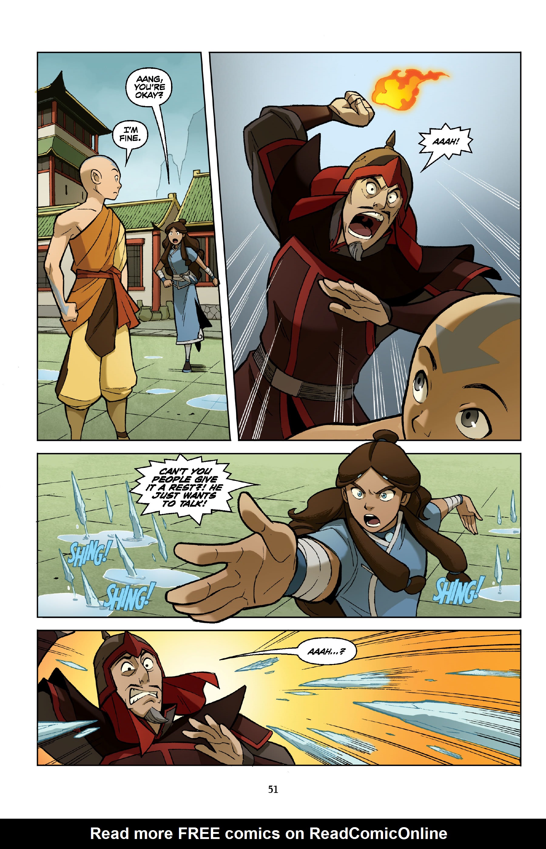 Read online Nickelodeon Avatar: The Last Airbender - The Promise comic -  Issue # _TPB Omnibus (Part 1) - 52