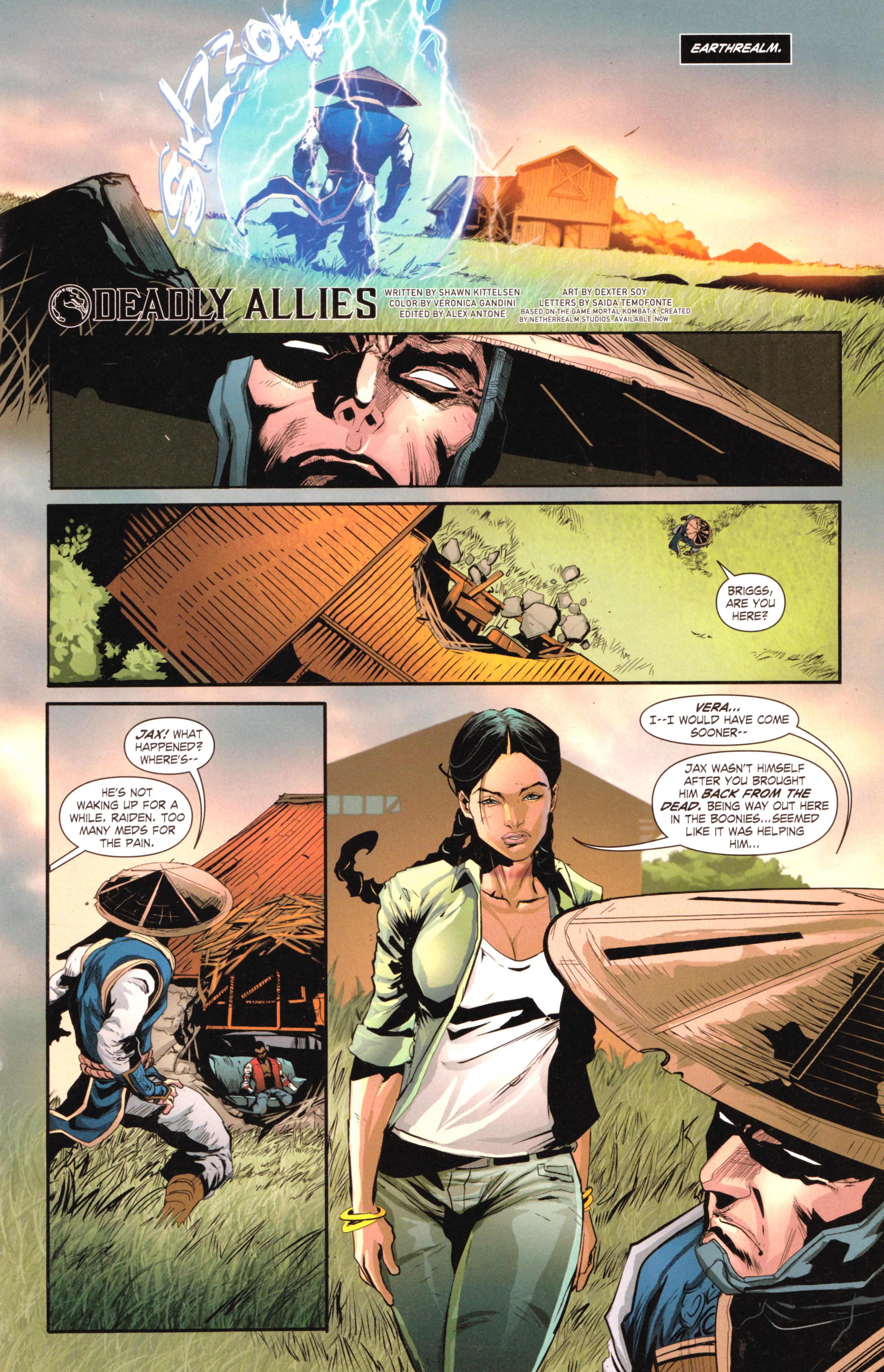 Read online Mortal Kombat X [II] comic -  Issue #7 - 17
