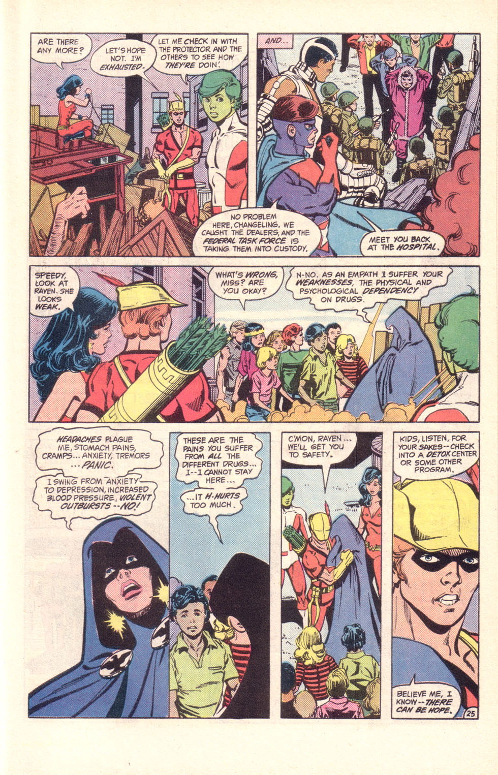 Read online The New Teen Titans (Drug Awareness Specials) comic -  Issue #2 - 27