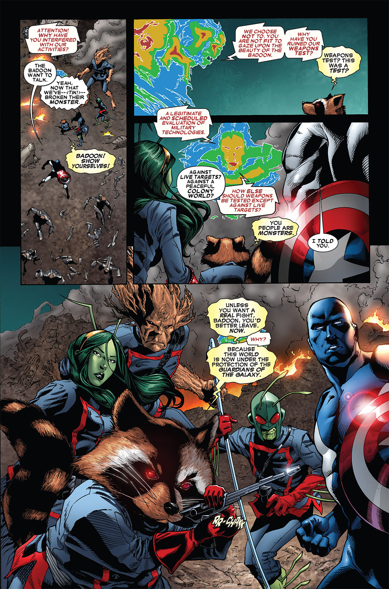 Read online Guardians of the Galaxy (2008) comic -  Issue #8 - 16