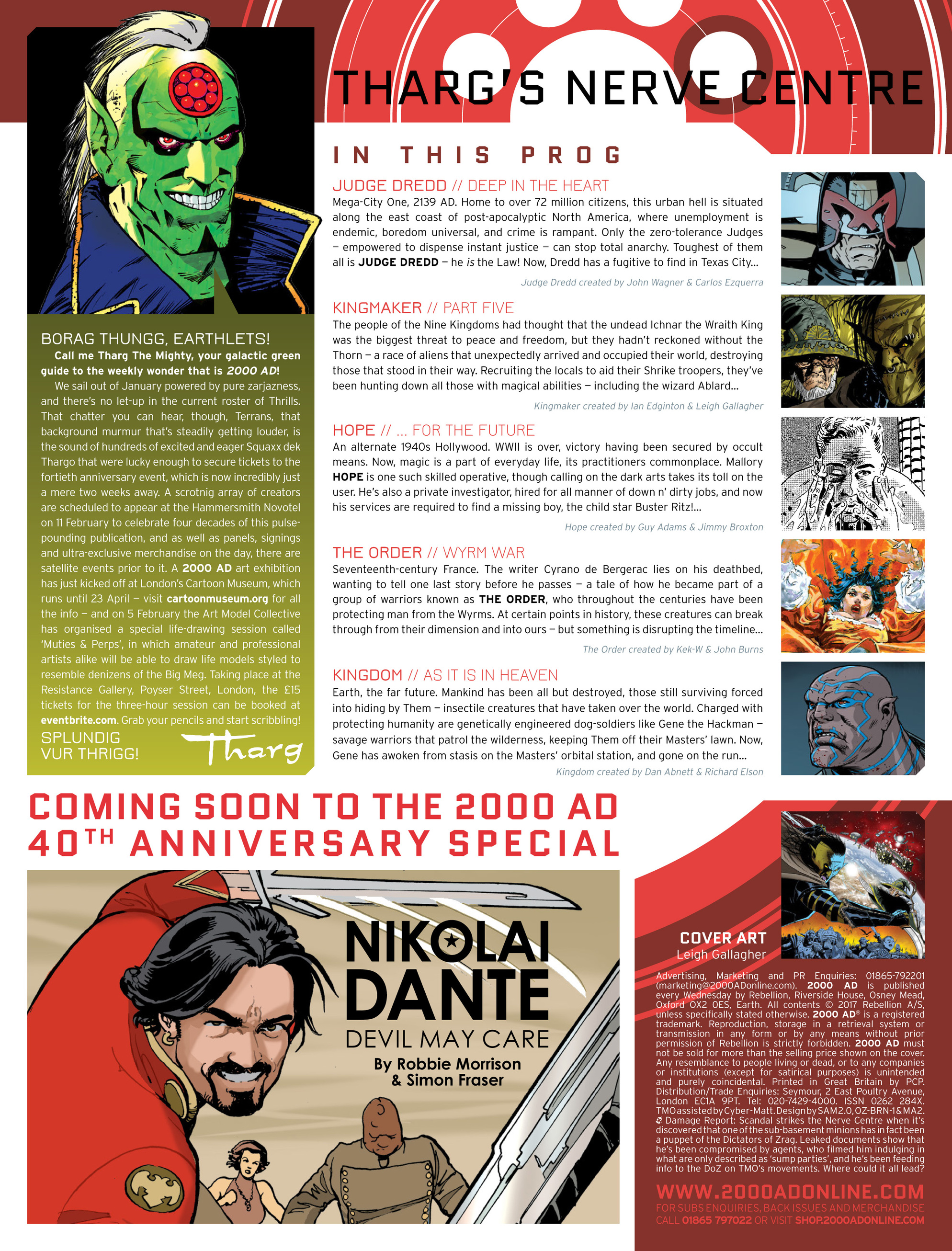 Read online 2000 AD comic -  Issue #2015 - 2
