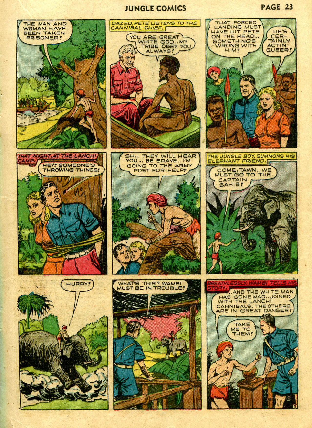 Read online Jungle Comics comic -  Issue #28 - 26