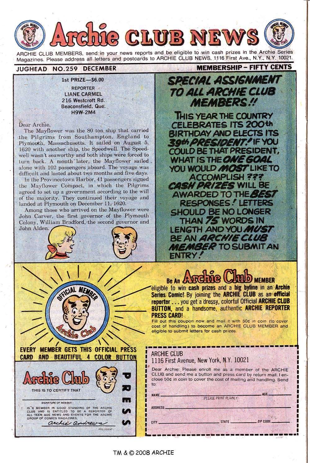 Read online Jughead (1965) comic -  Issue #259 - 26