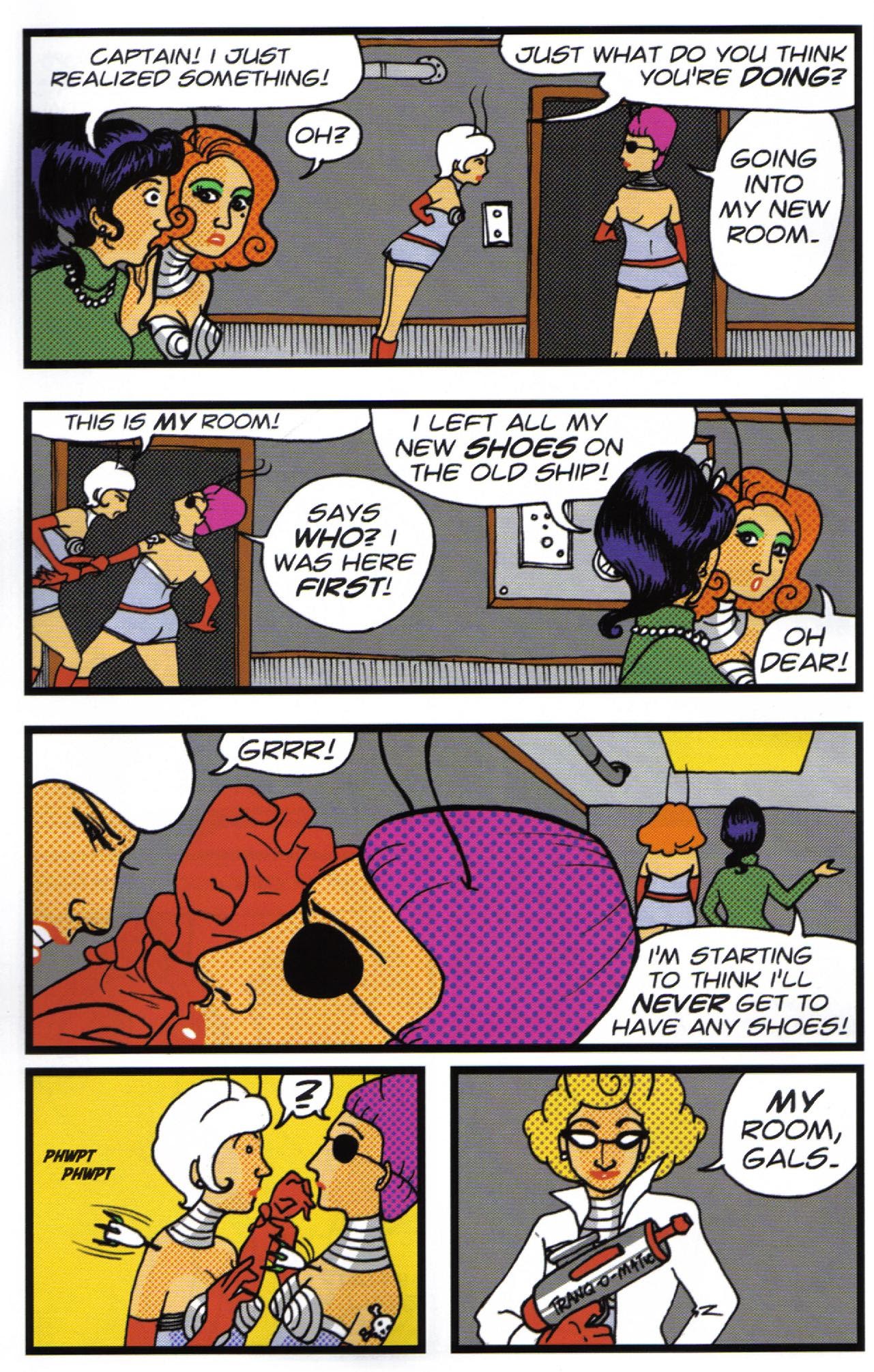 Read online I Was Kidnapped By Lesbian Pirates From Outer Space comic -  Issue #5 - 6