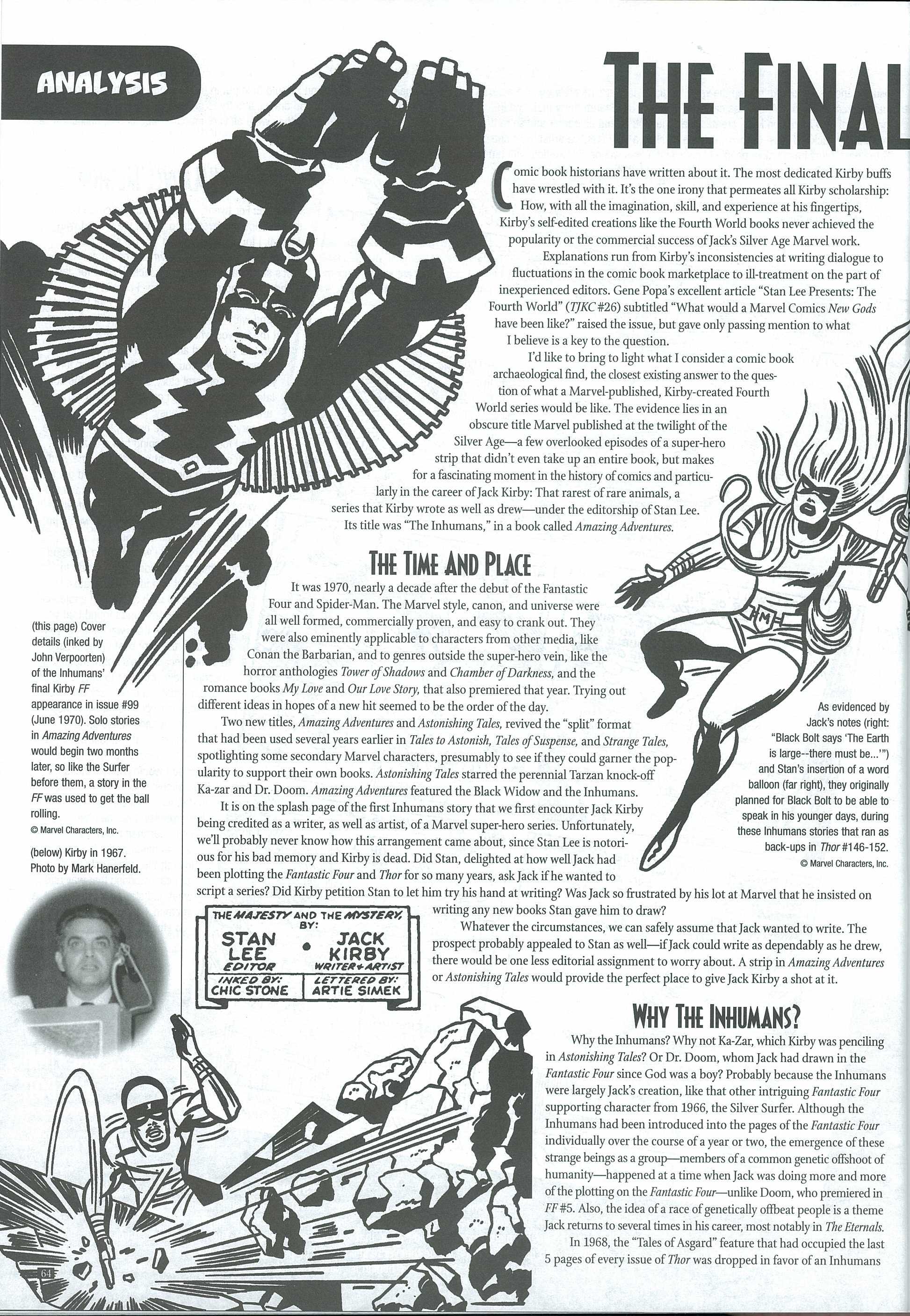 Read online The Jack Kirby Collector comic -  Issue #33 - 66