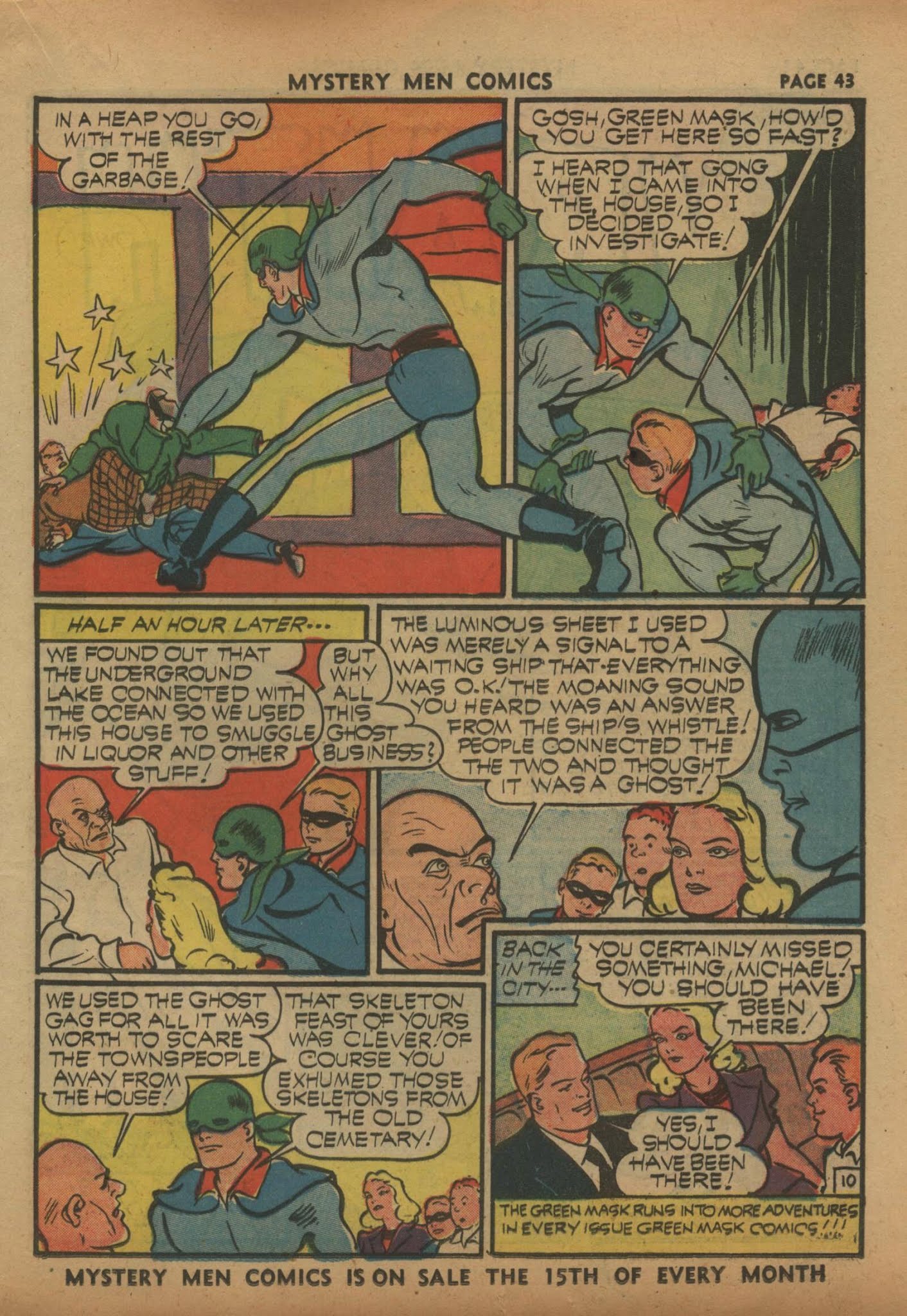 Read online Mystery Men Comics comic -  Issue #27 - 45