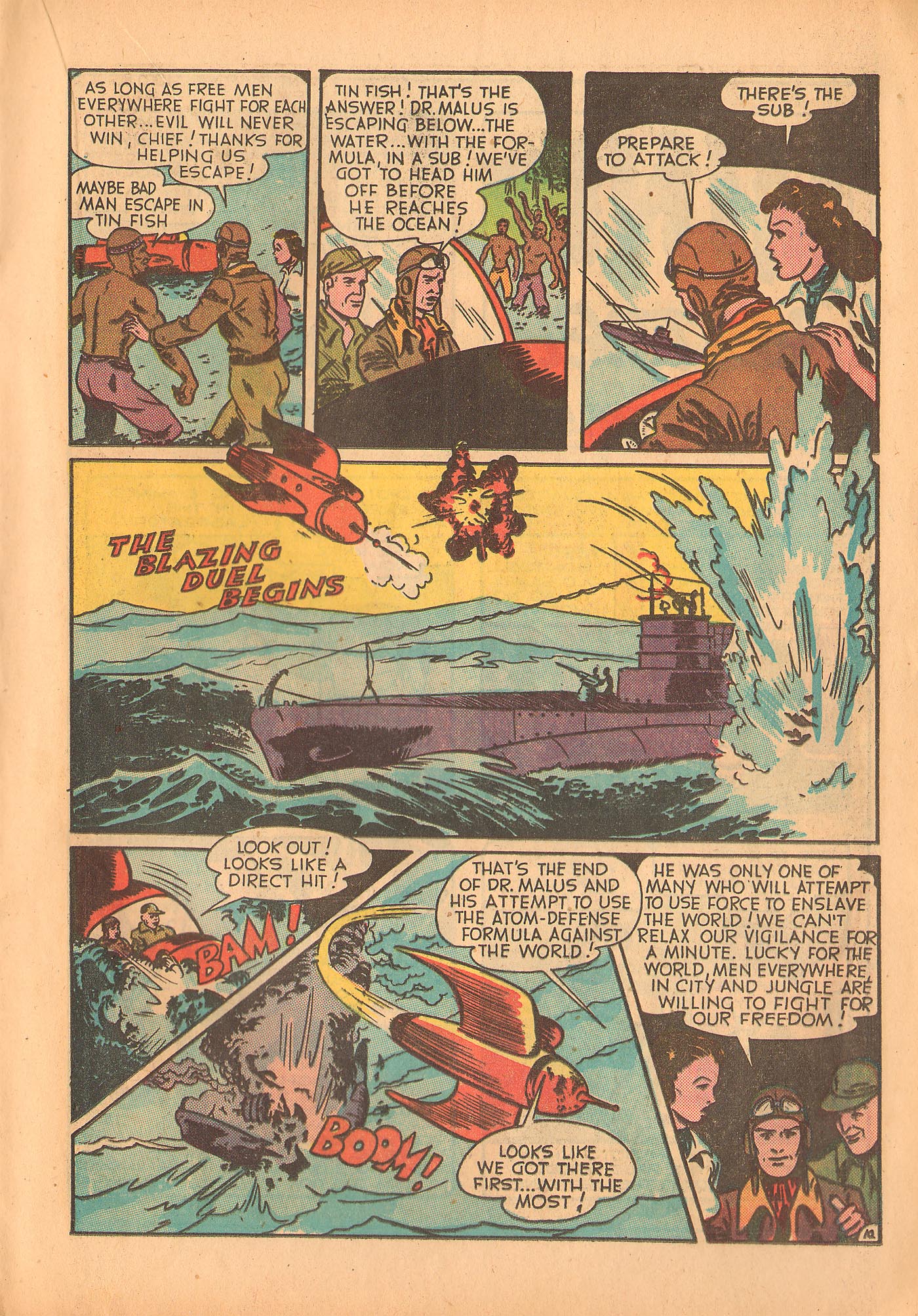 Read online Rocket Kelly (1945) comic -  Issue #4 - 23