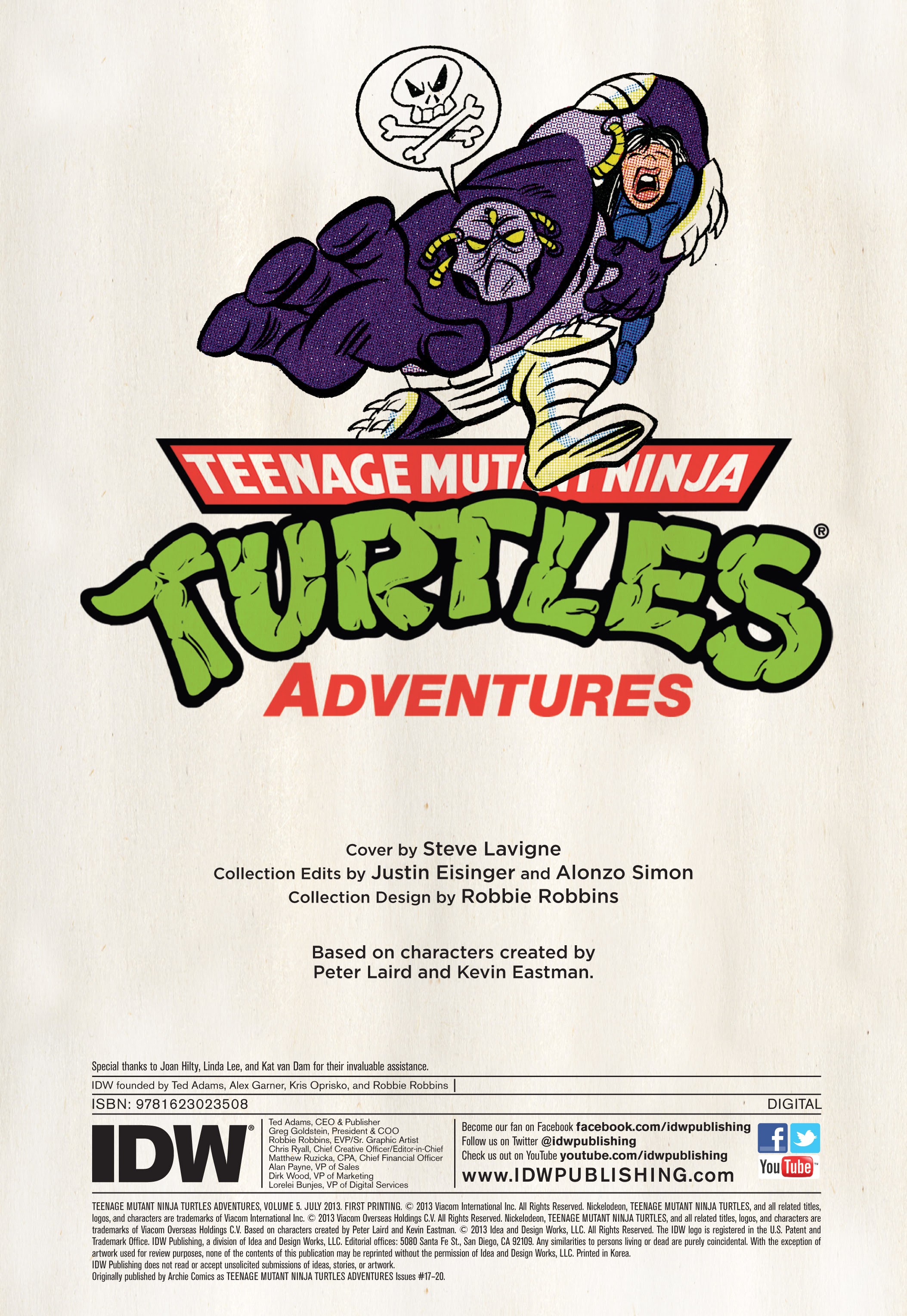 Read online Teenage Mutant Ninja Turtles Adventures (2012) comic -  Issue # TPB 5 - 2
