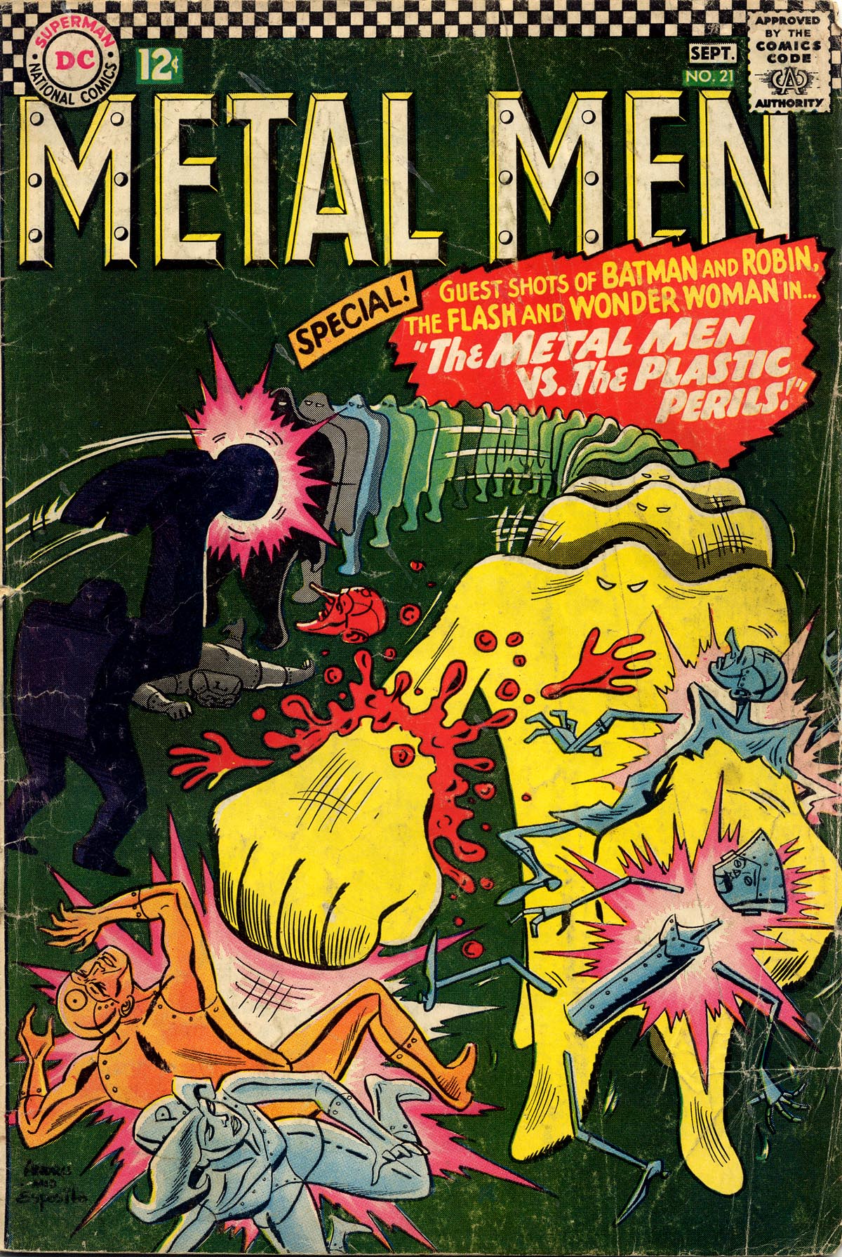 Read online Metal Men (1963) comic -  Issue #21 - 1