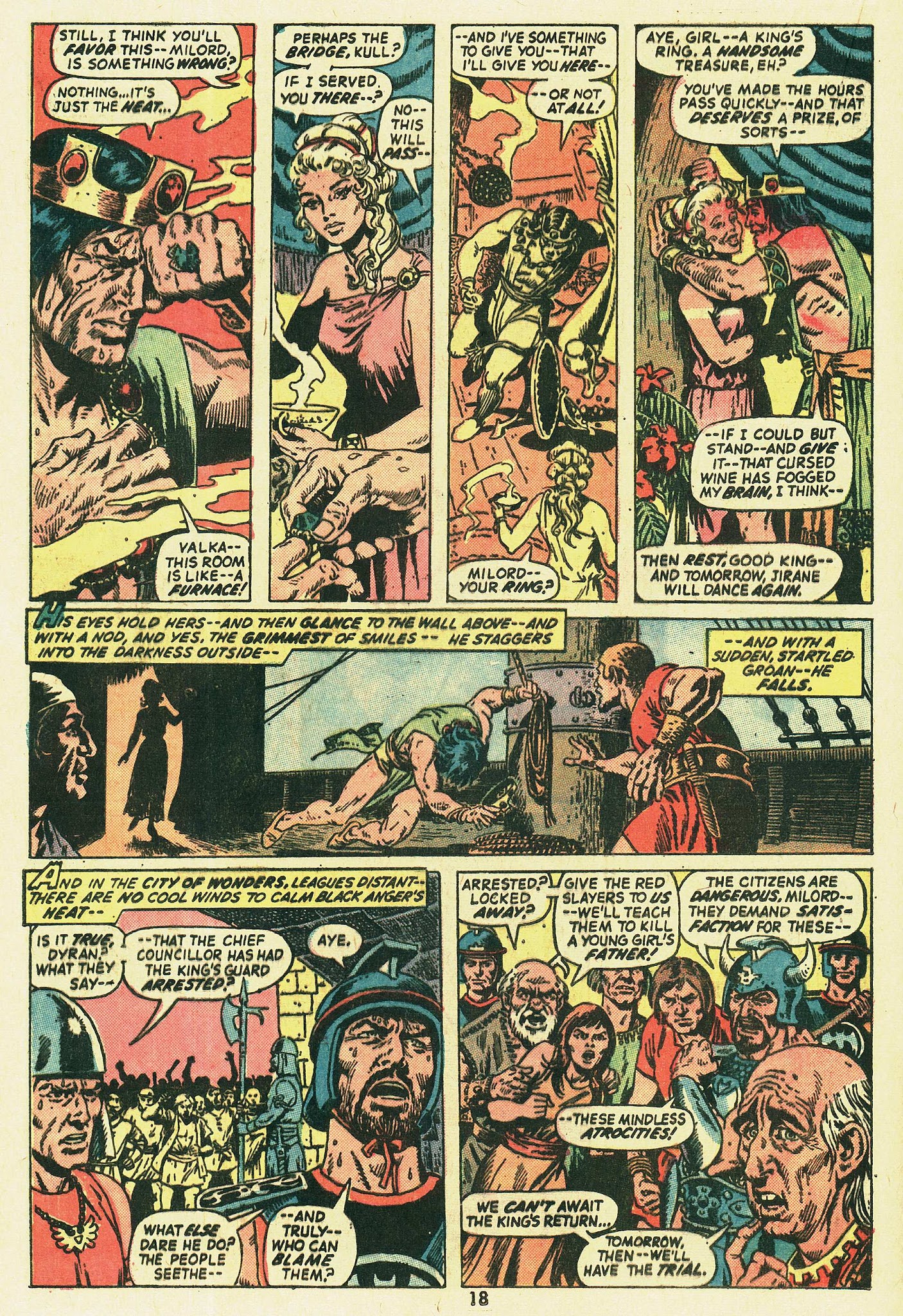 Read online Kull, the Conqueror (1971) comic -  Issue #4 - 13