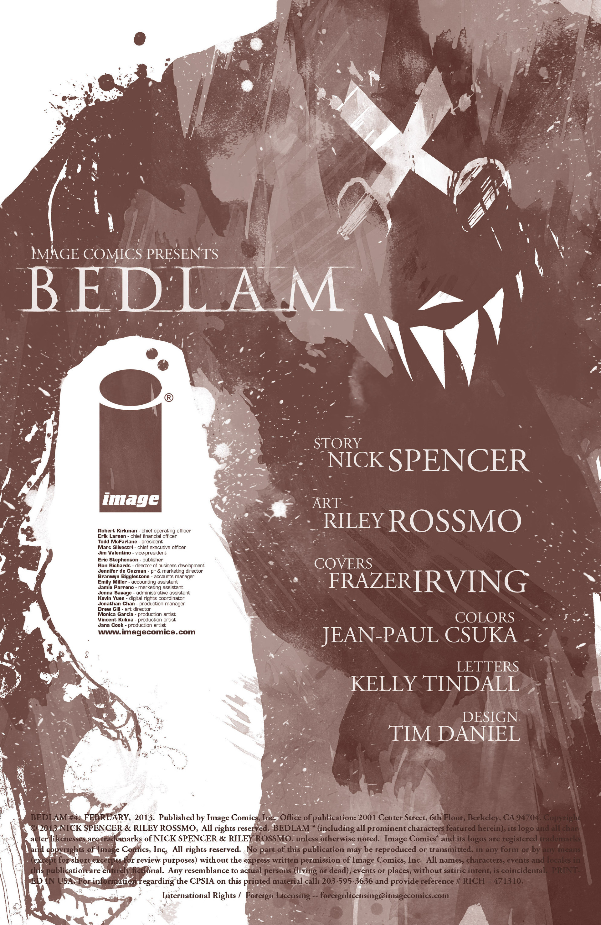 Read online Bedlam comic -  Issue #4 - 2