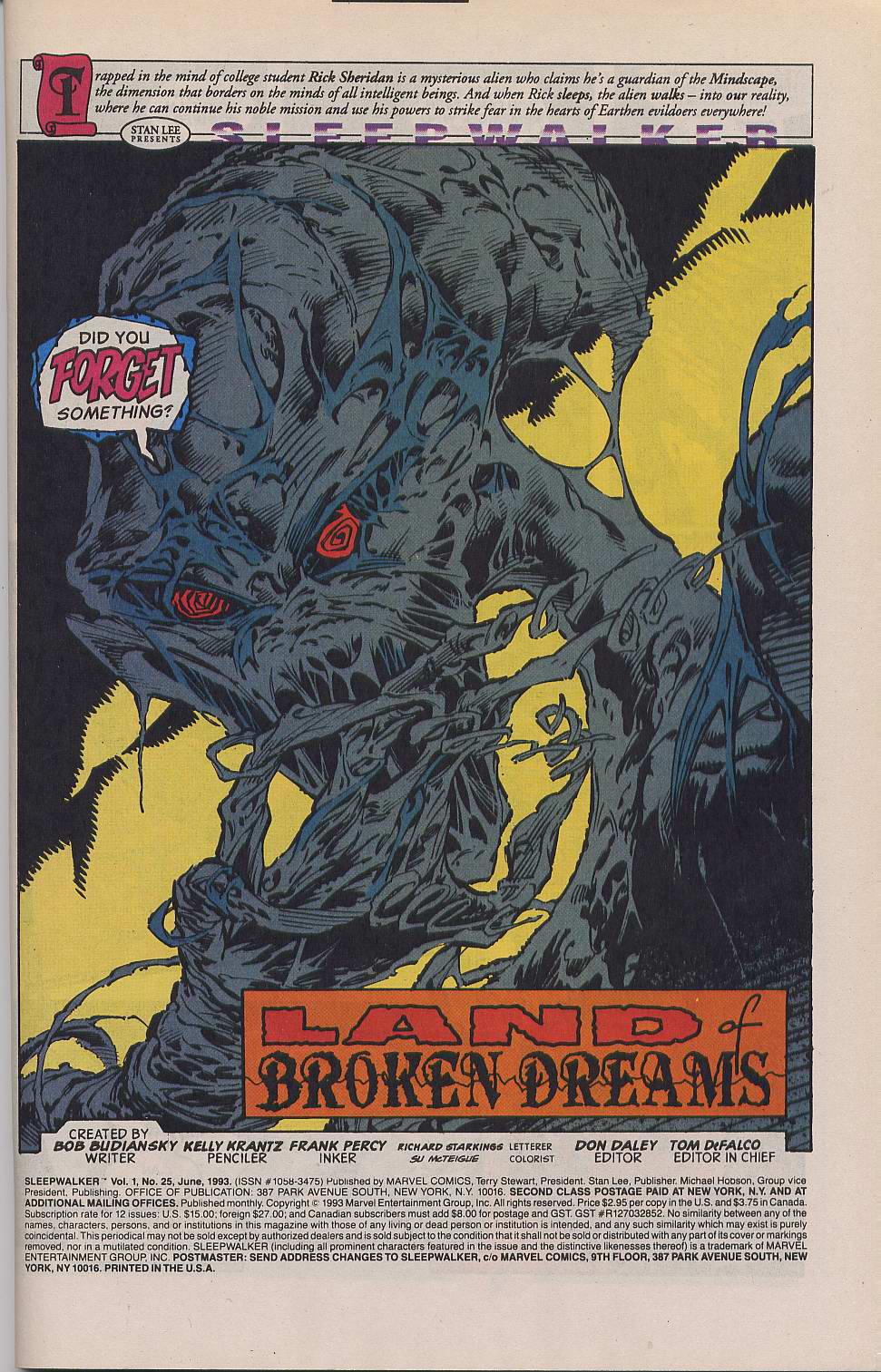 Read online Sleepwalker comic -  Issue #25 - 2