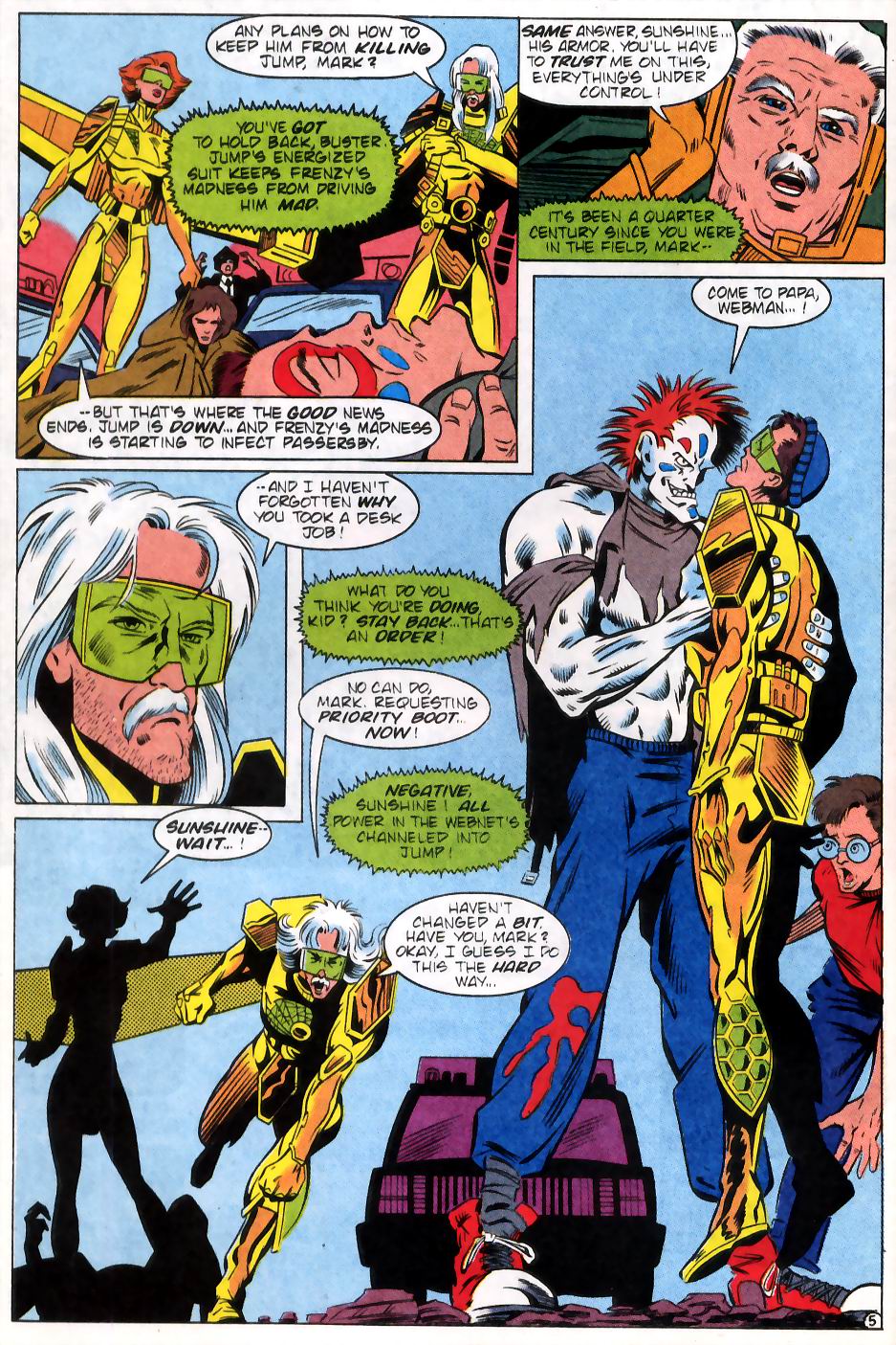 Read online The Web (1991) comic -  Issue #14 - 6