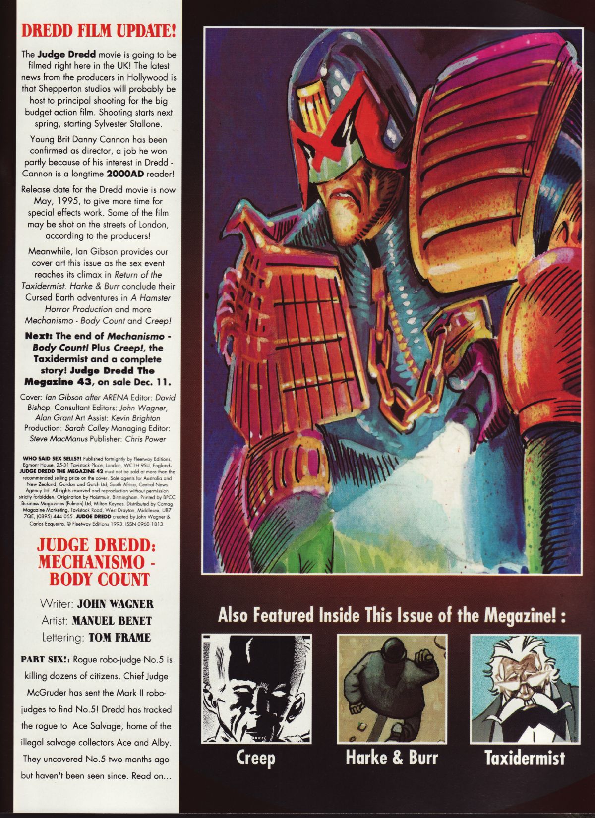 Read online Judge Dredd: The Megazine (vol. 2) comic -  Issue #42 - 2