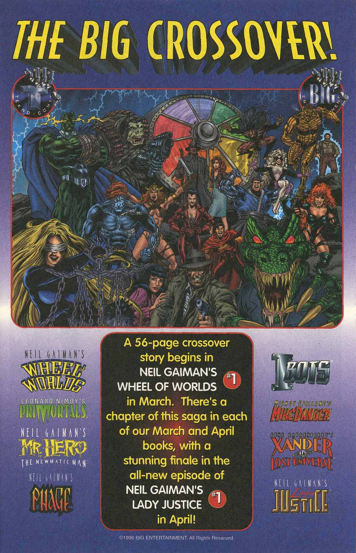 Read online Leonard Nimoy's Primortals (1995) comic -  Issue #14 - 21