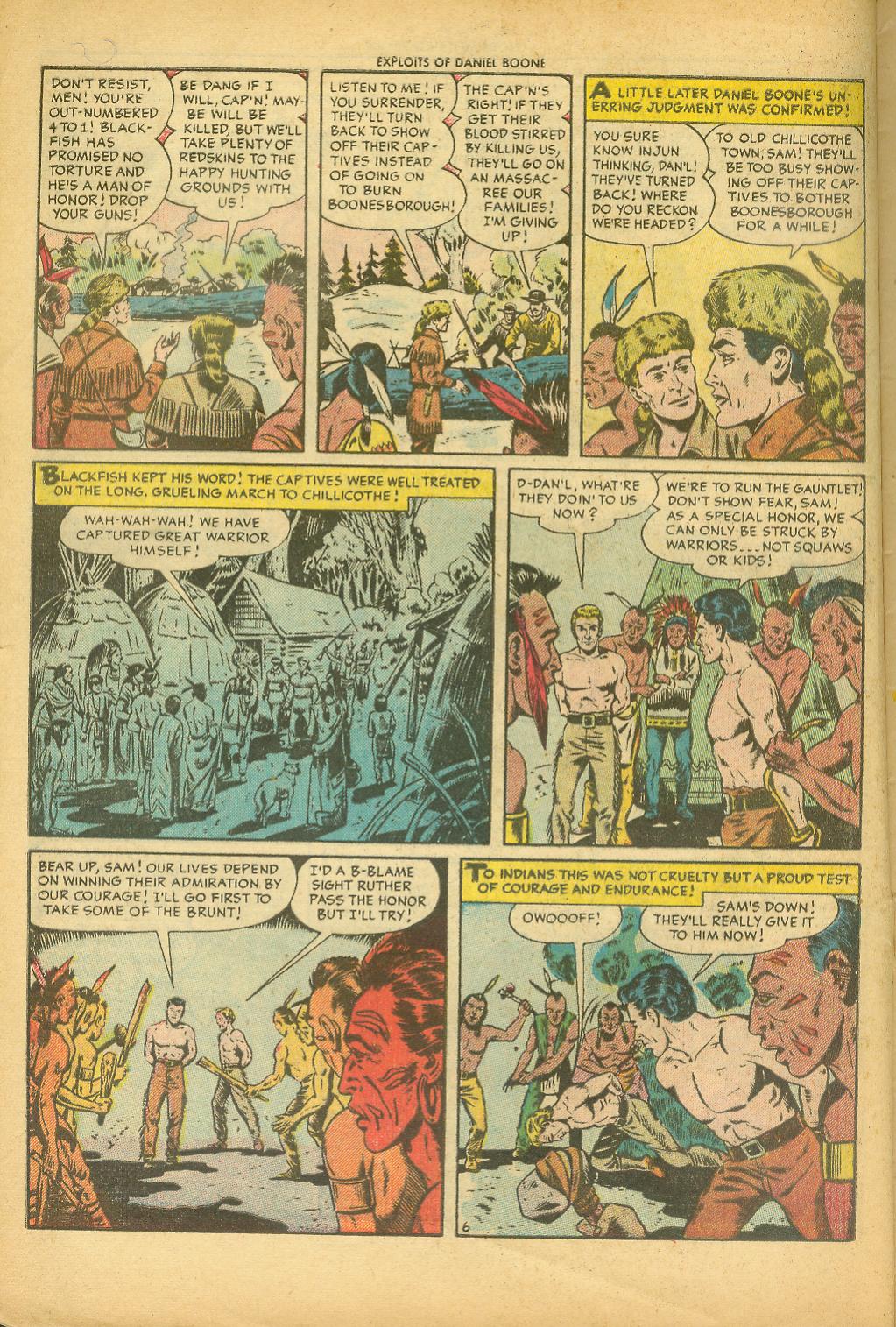 Read online Exploits of Daniel Boone comic -  Issue #1 - 8