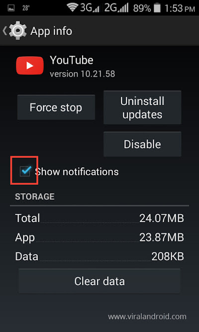 Show Notification | Turn off Notification: How to Disable Notifications of Android Apps and Games