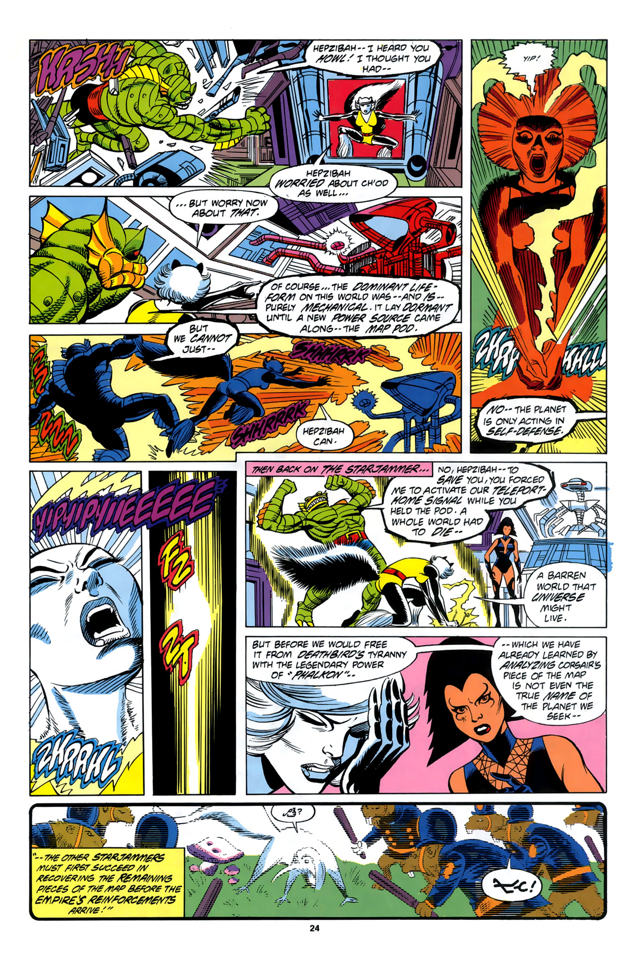 Read online X-Men Spotlight On...Starjammers comic -  Issue #1 - 26