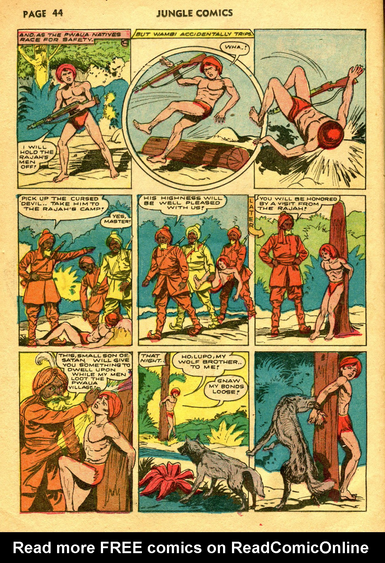 Read online Jungle Comics comic -  Issue #33 - 46