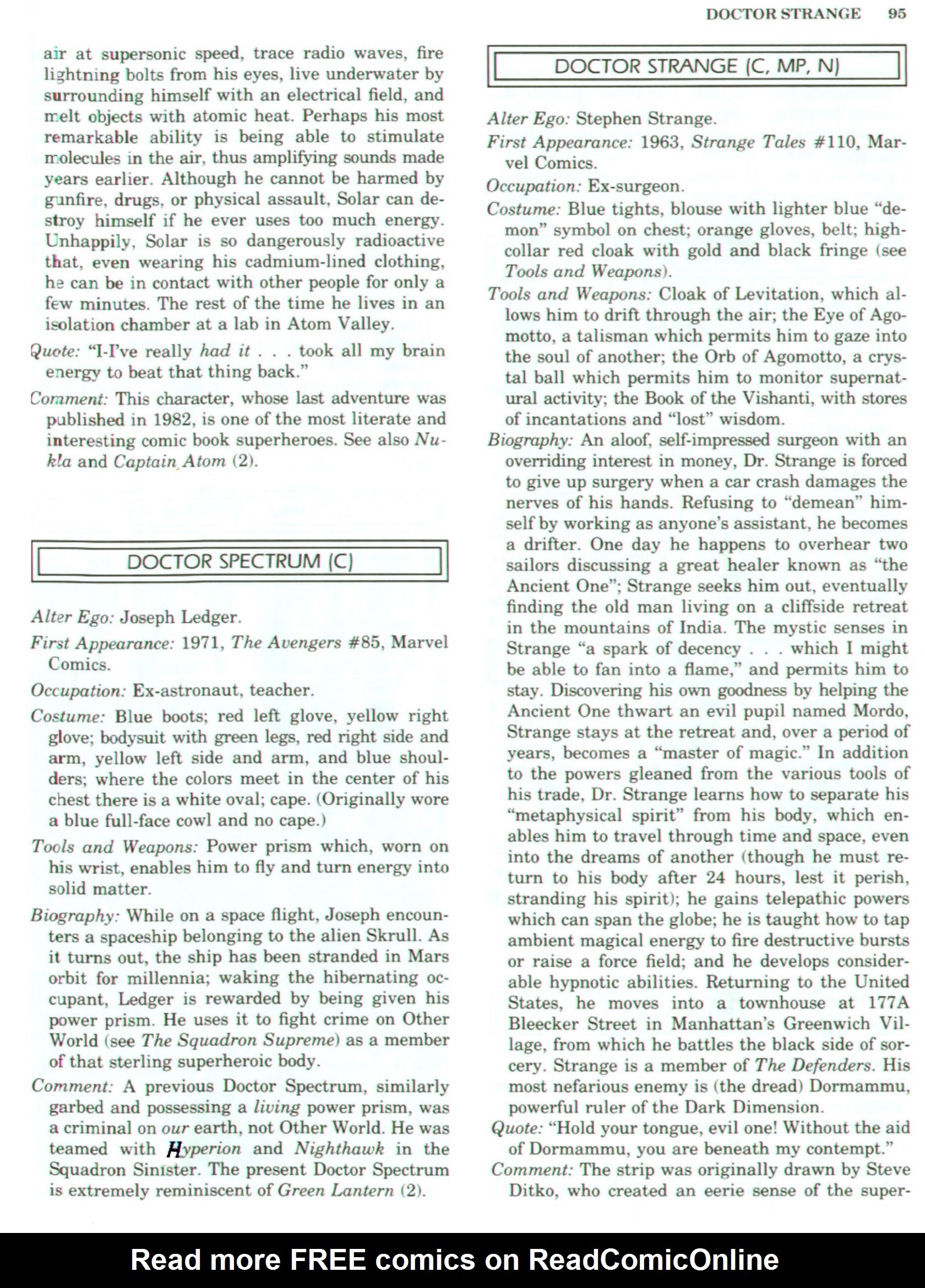 Read online The Encyclopedia of Superheroes comic -  Issue # TPB (Part 2) - 14