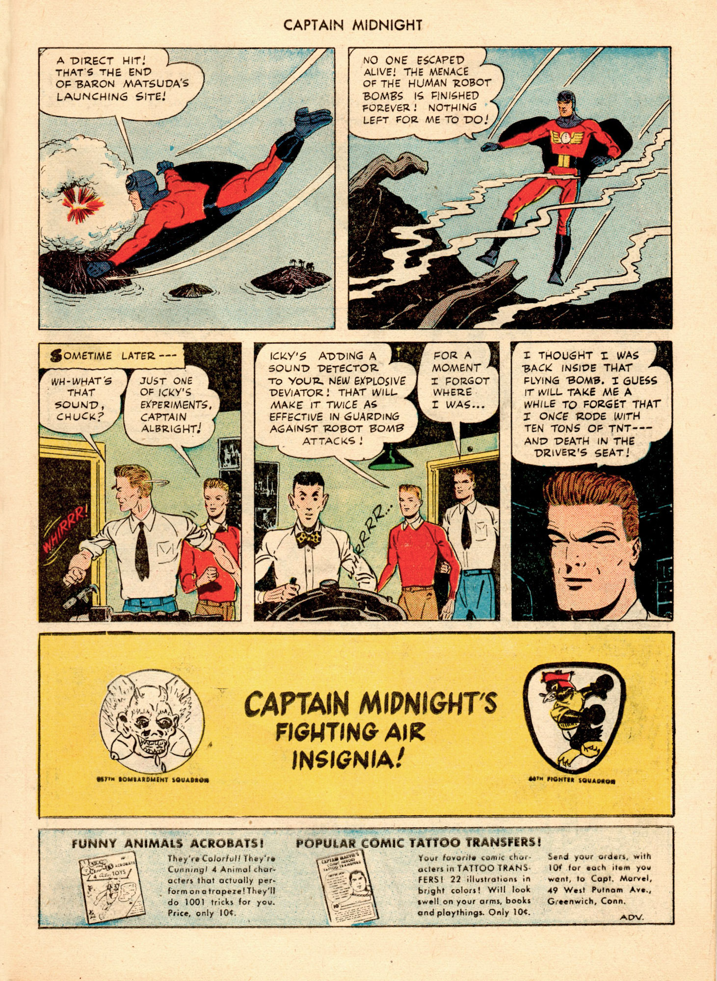 Read online Captain Midnight (1942) comic -  Issue #34 - 11