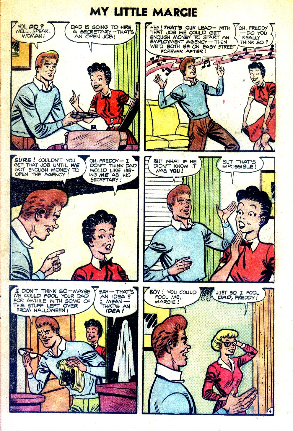 Read online My Little Margie (1954) comic -  Issue #5 - 13